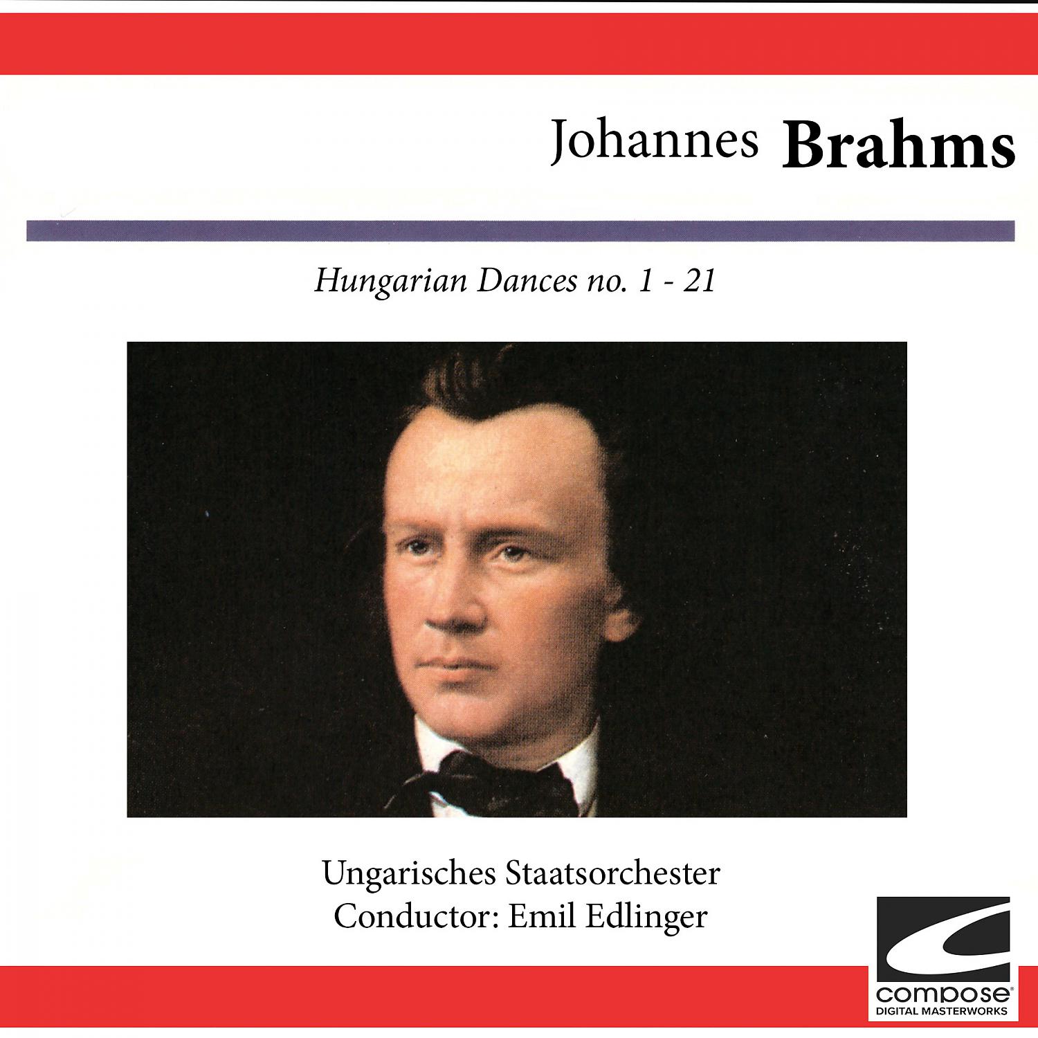 Постер альбома Johannes Brahms - Hungarian Dances no. 1 - 21