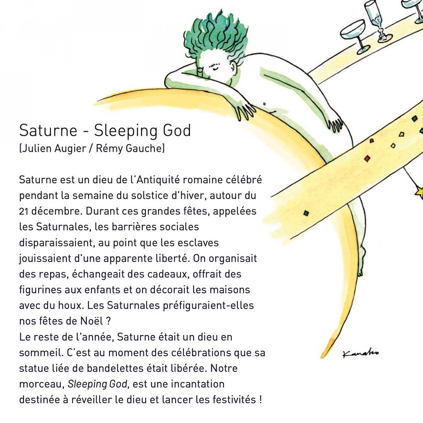Постер альбома Saturne - sleeping god
