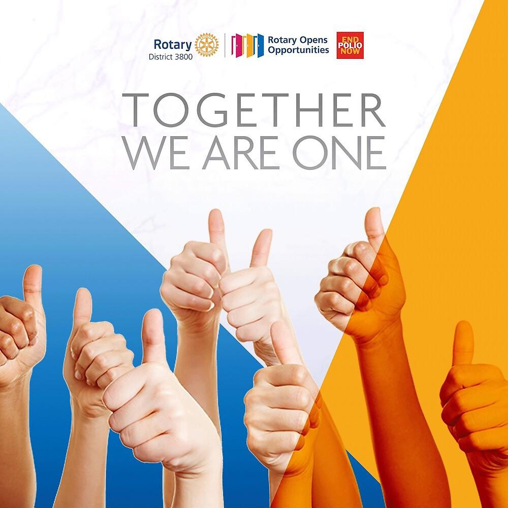 Постер альбома Together We Are One (Rotary District 3800 Theme Song)