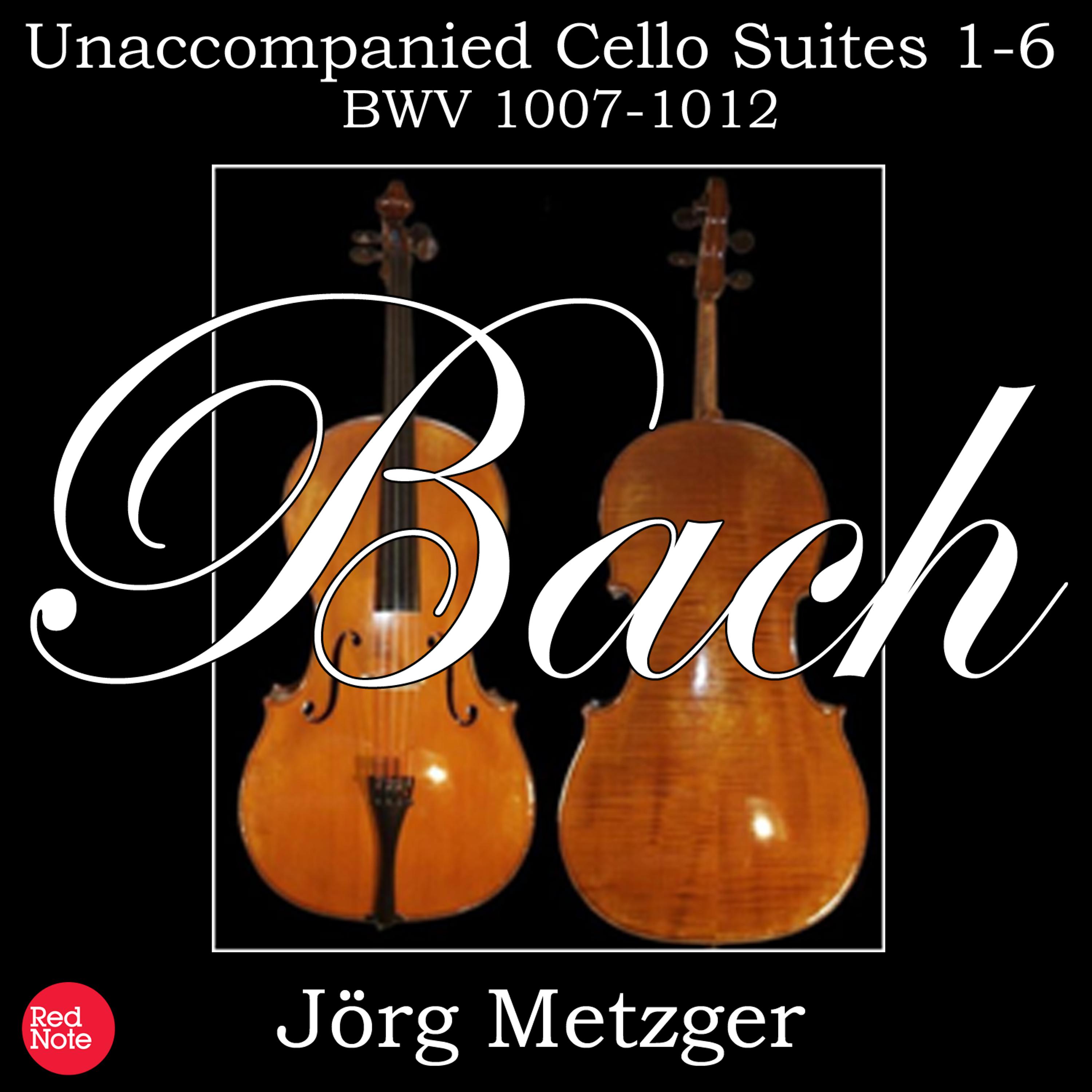 Постер альбома Bach: Unaccompanied Cello Suites 1-6 BWV 1007-12