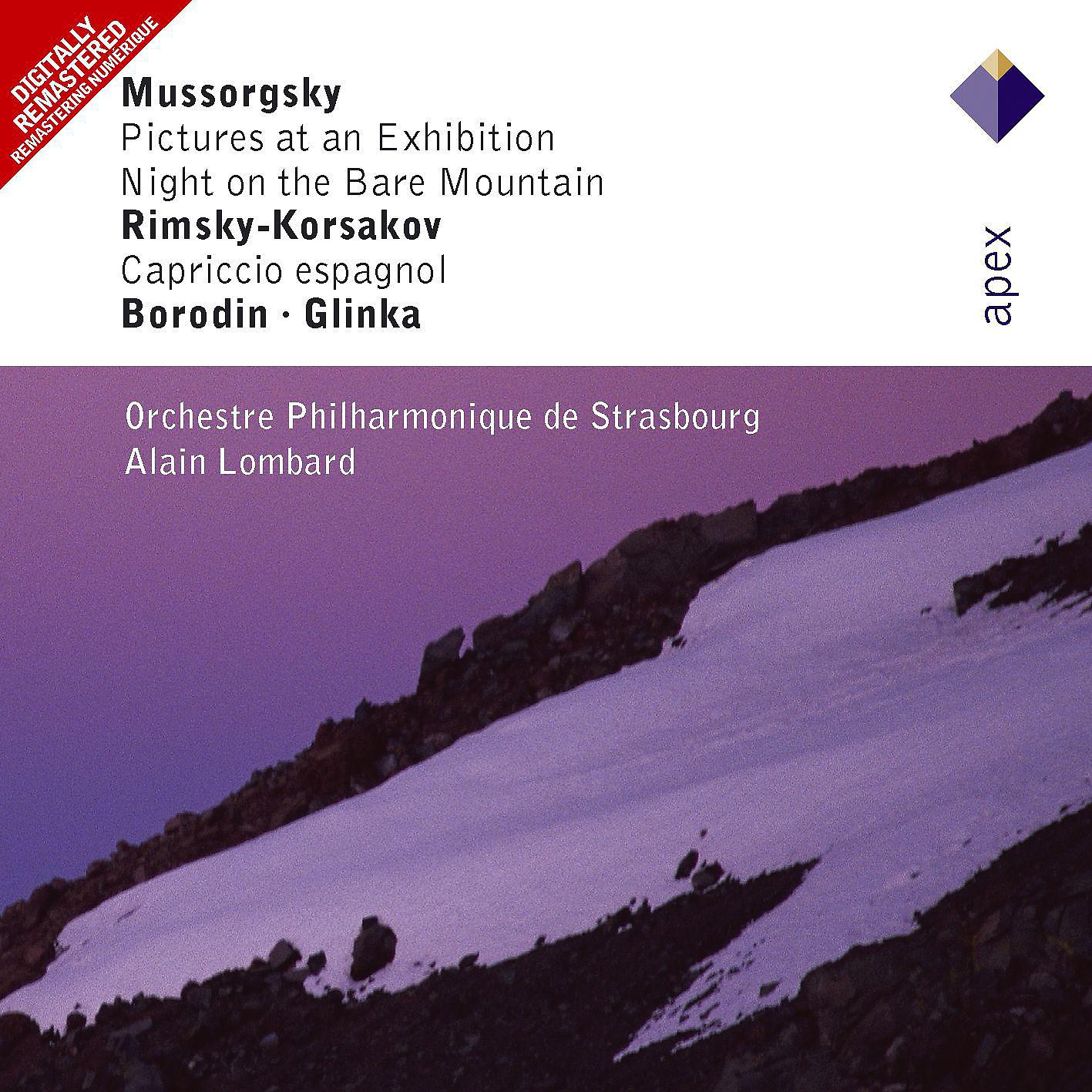Постер альбома Mussorgsky, Rimsky-Korsakov, Borodin & Glinka : Russian Orchestral Favourites  -  Apex