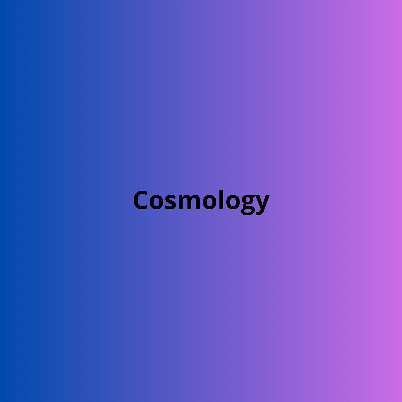 Постер альбома Cosmology