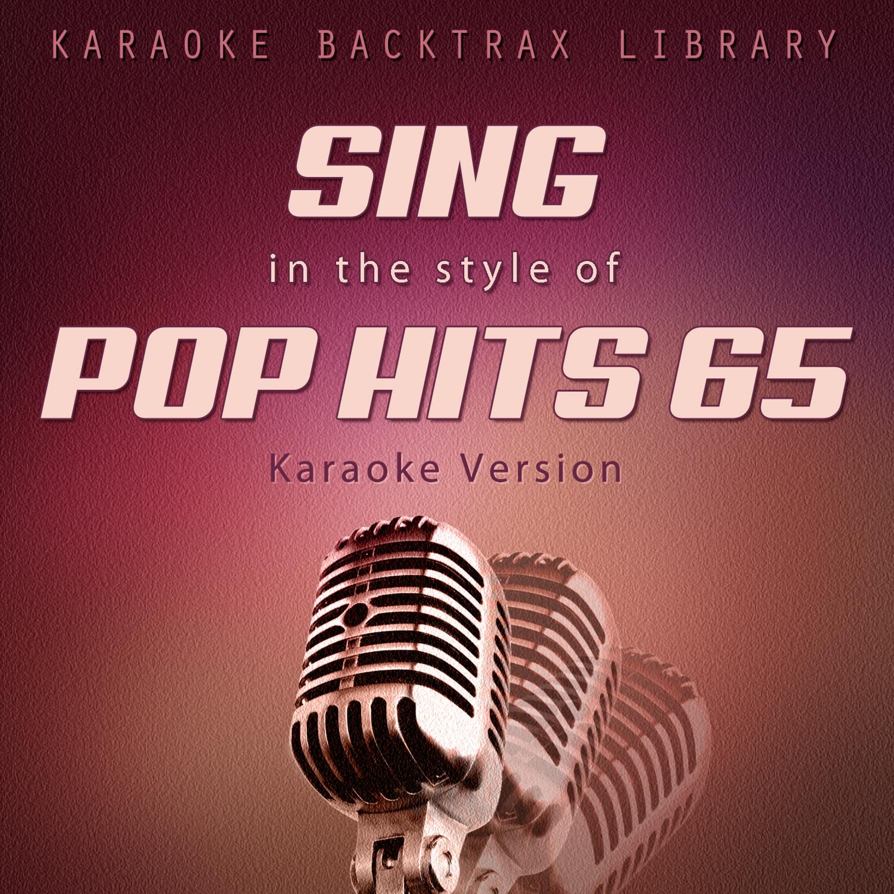 Постер альбома Sing in the Style of Pop Hits 65 (Karaoke Version)
