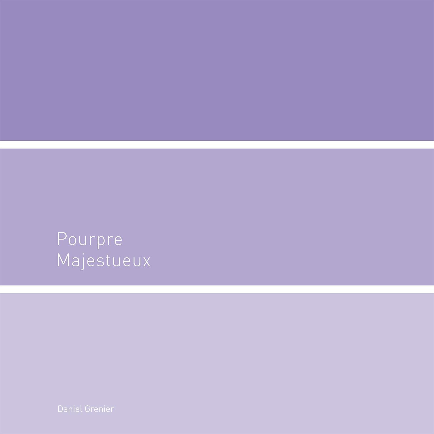 Постер альбома Pourpre majestueux