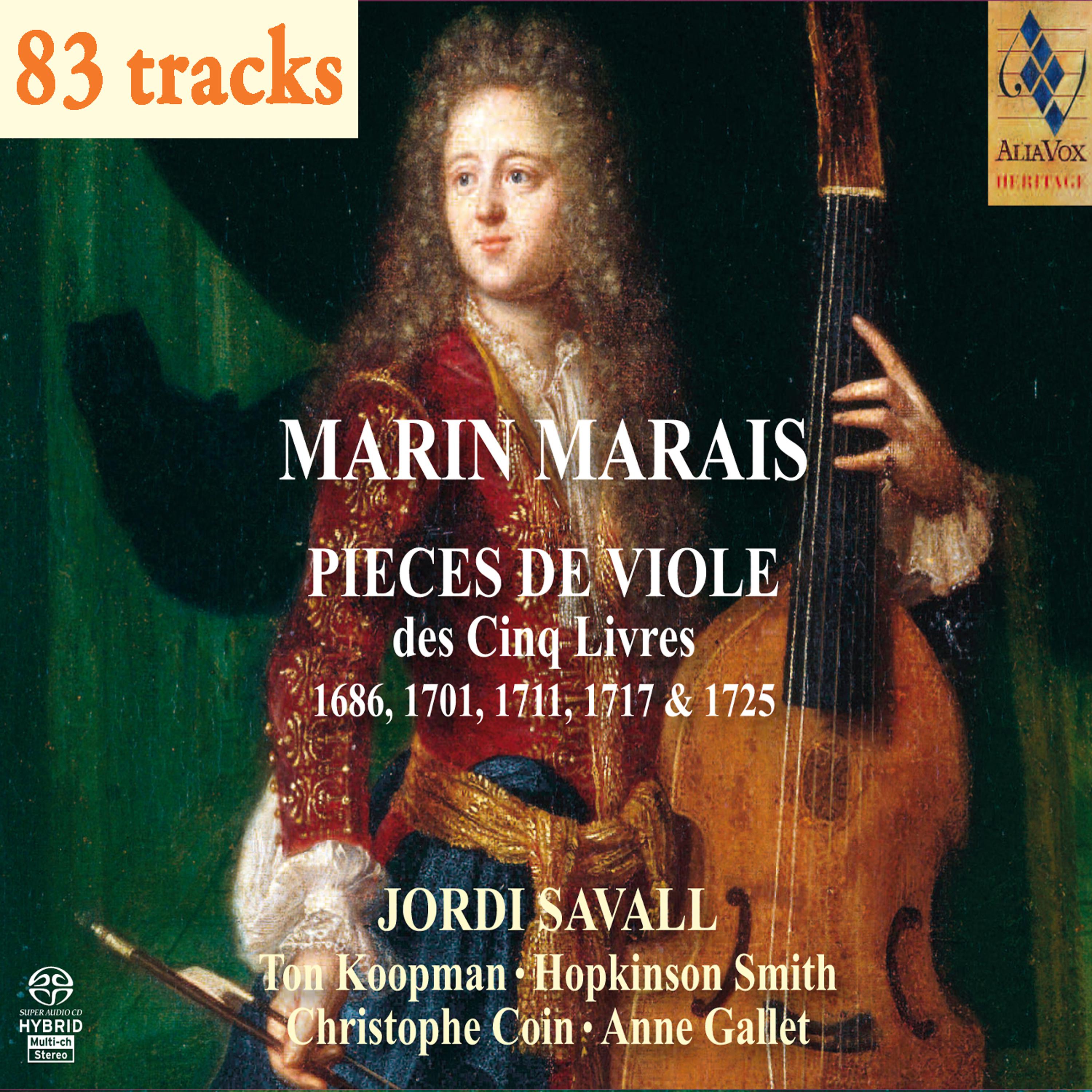 Постер альбома Marin Marais: Pièces de viole des Cinq Livres