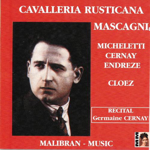 Постер альбома Cavalleria rusticana