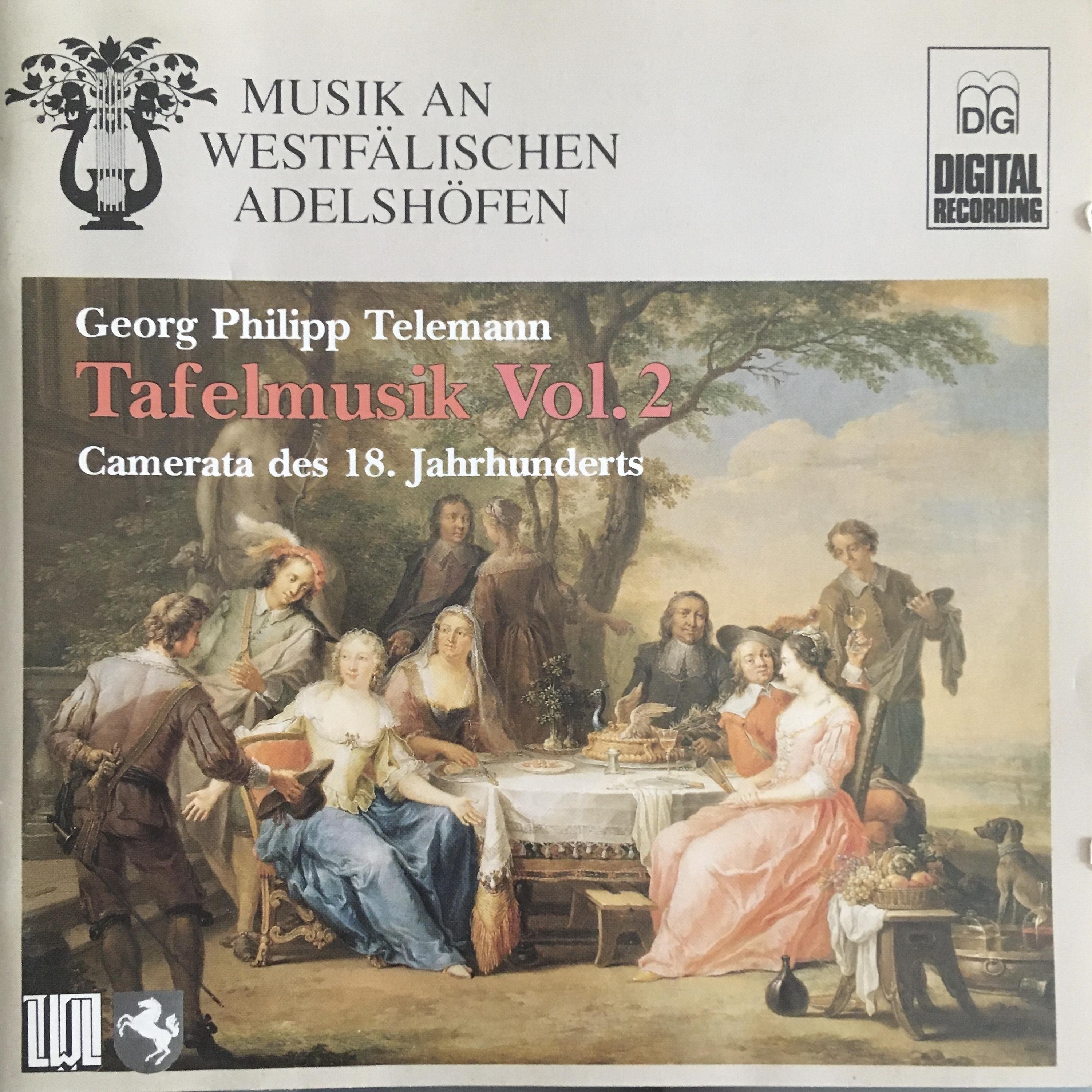 Постер альбома Georg Philipp Telemann: Tafelmusik, Vol. 2