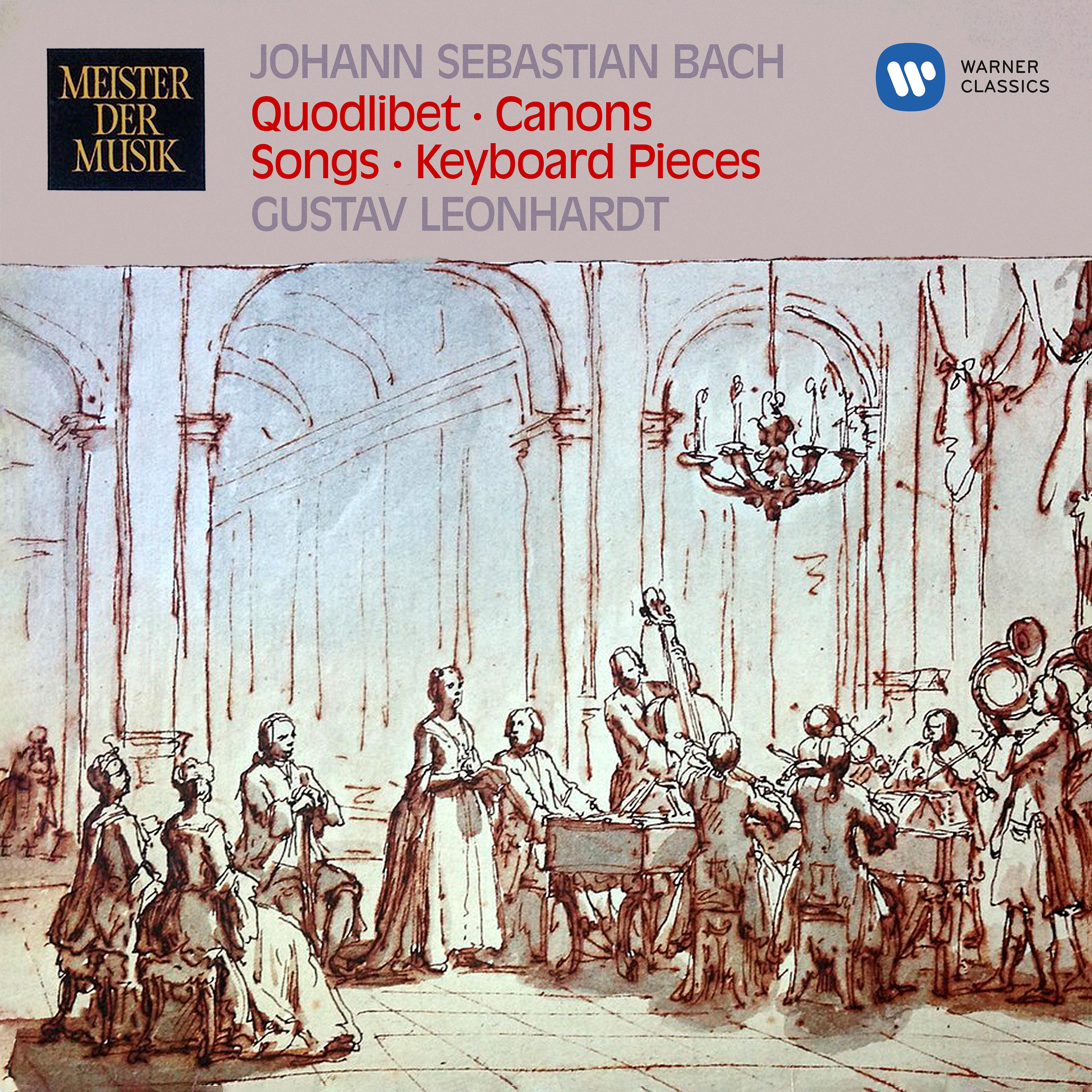 Gustav Leonhardt - Nicht so traurig, nicht so sehr, BWV 384