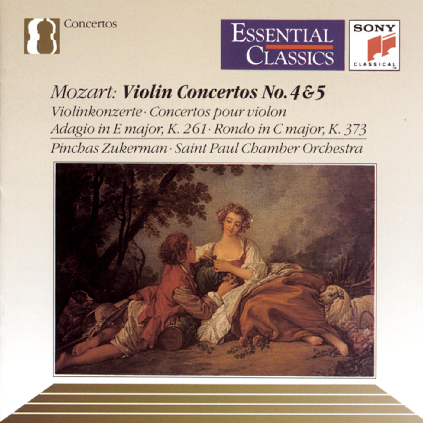 Pinchas Zukerman - Violin Concerto No. 4 in D Major, K. 218: I. Allegro