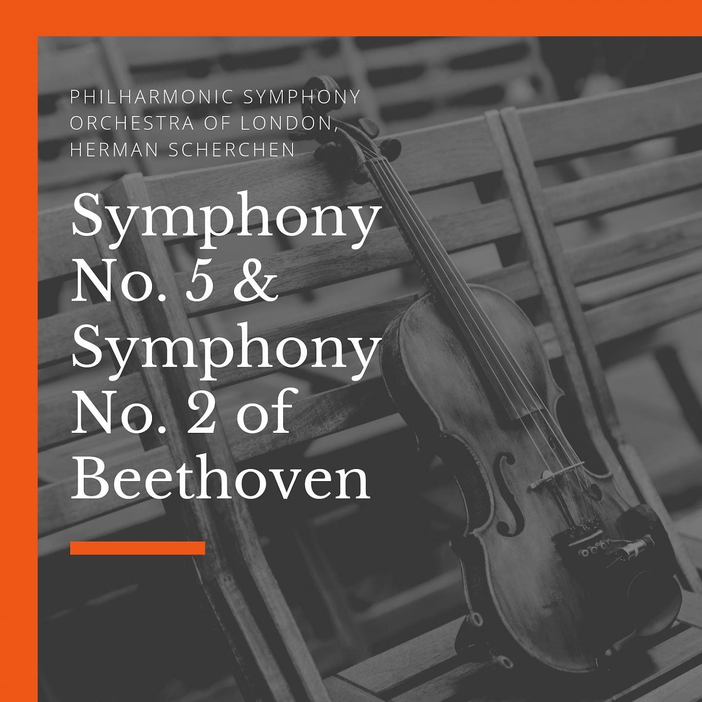 Постер альбома Symphony No. 5 & Symphony No. 2 of Beethoven