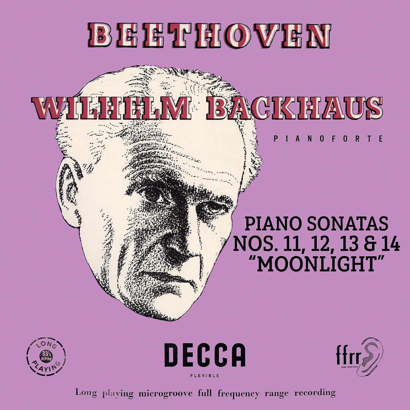 Постер альбома Beethoven: Piano Sonatas Nos. 11, 12, 13 & 14 “Moonlight”