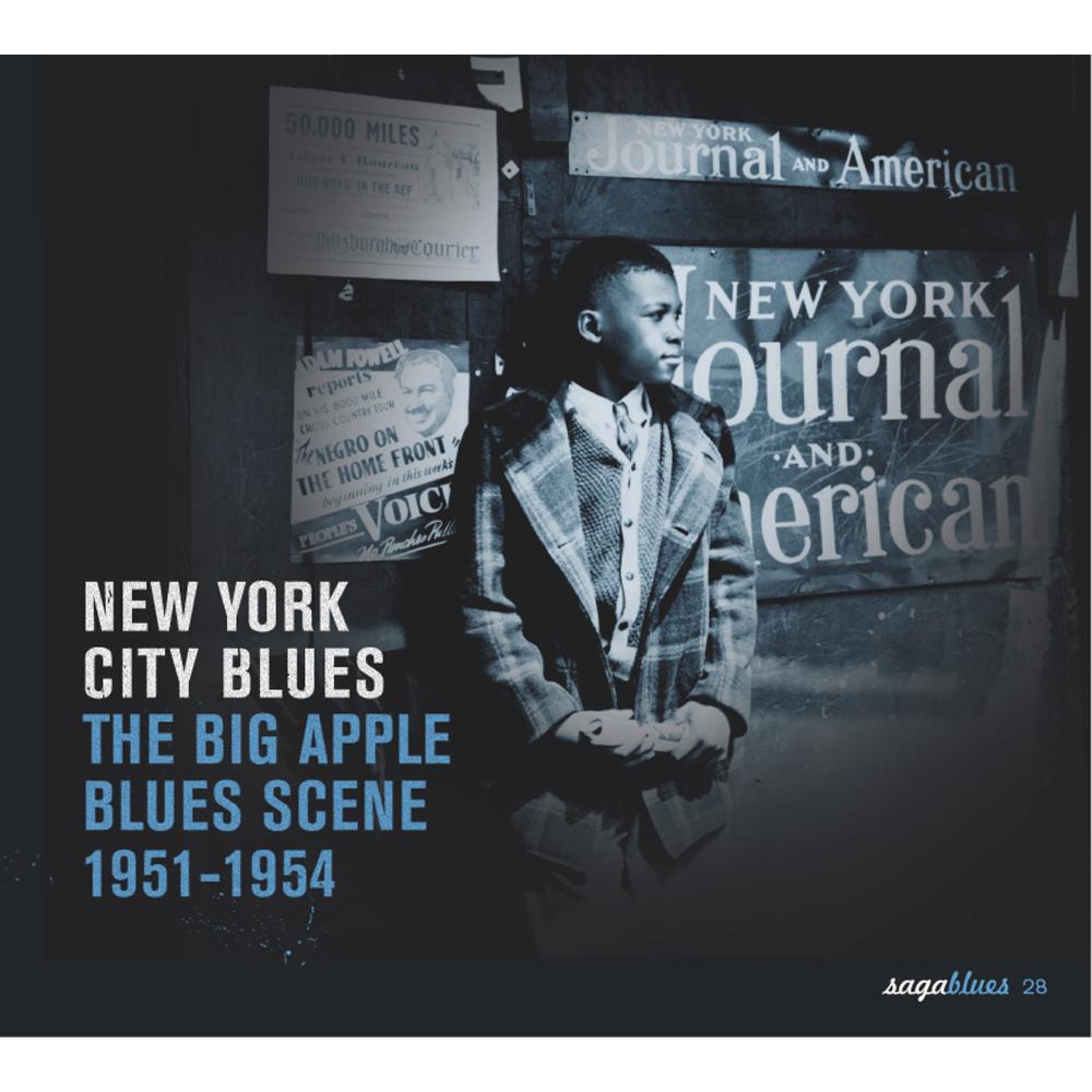 Постер альбома Saga Blues: New York City Blues "The Big Apple Blues Scene 1951-1954"