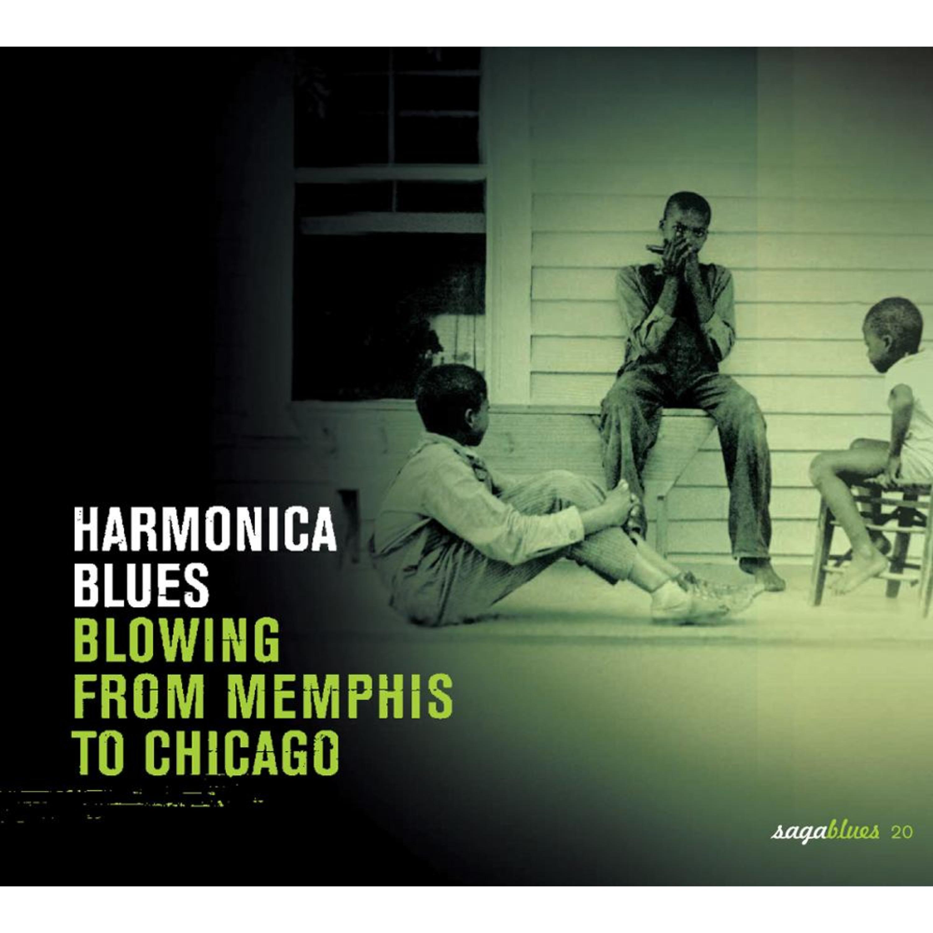 Постер альбома Saga Blues: Harmonica Blues "Blowing from Memphis to Chicago"