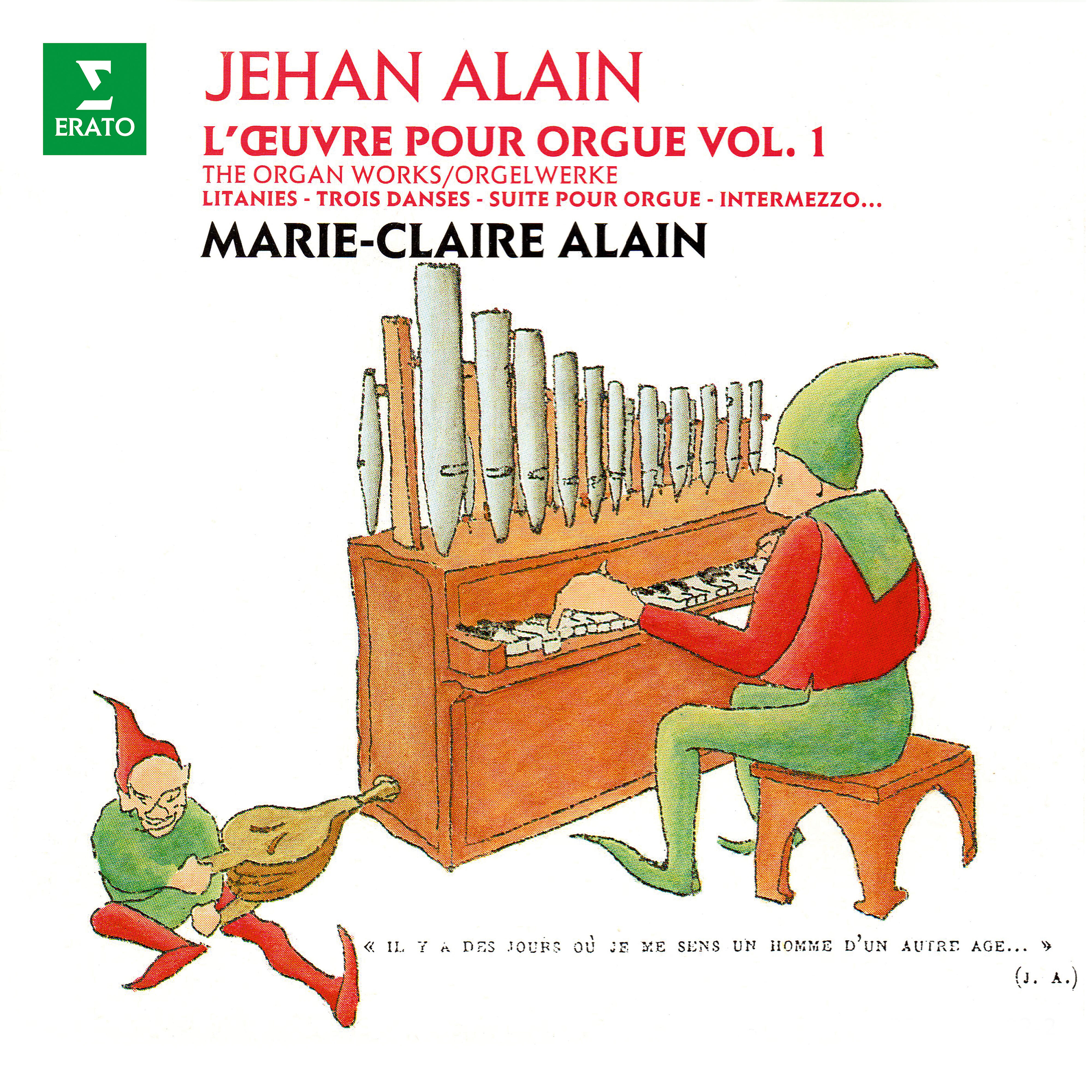 Marie-Claire Alain - Le jardin suspendu