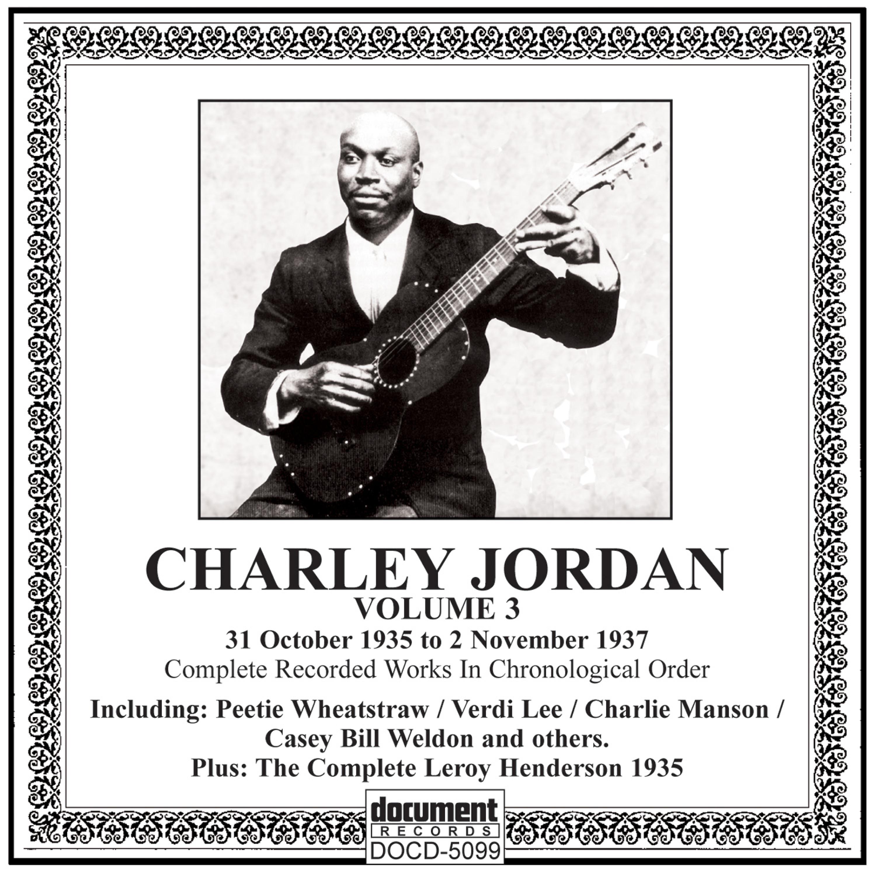 Постер альбома Charley Jordan, Vol. 3 (1935 - 1937)