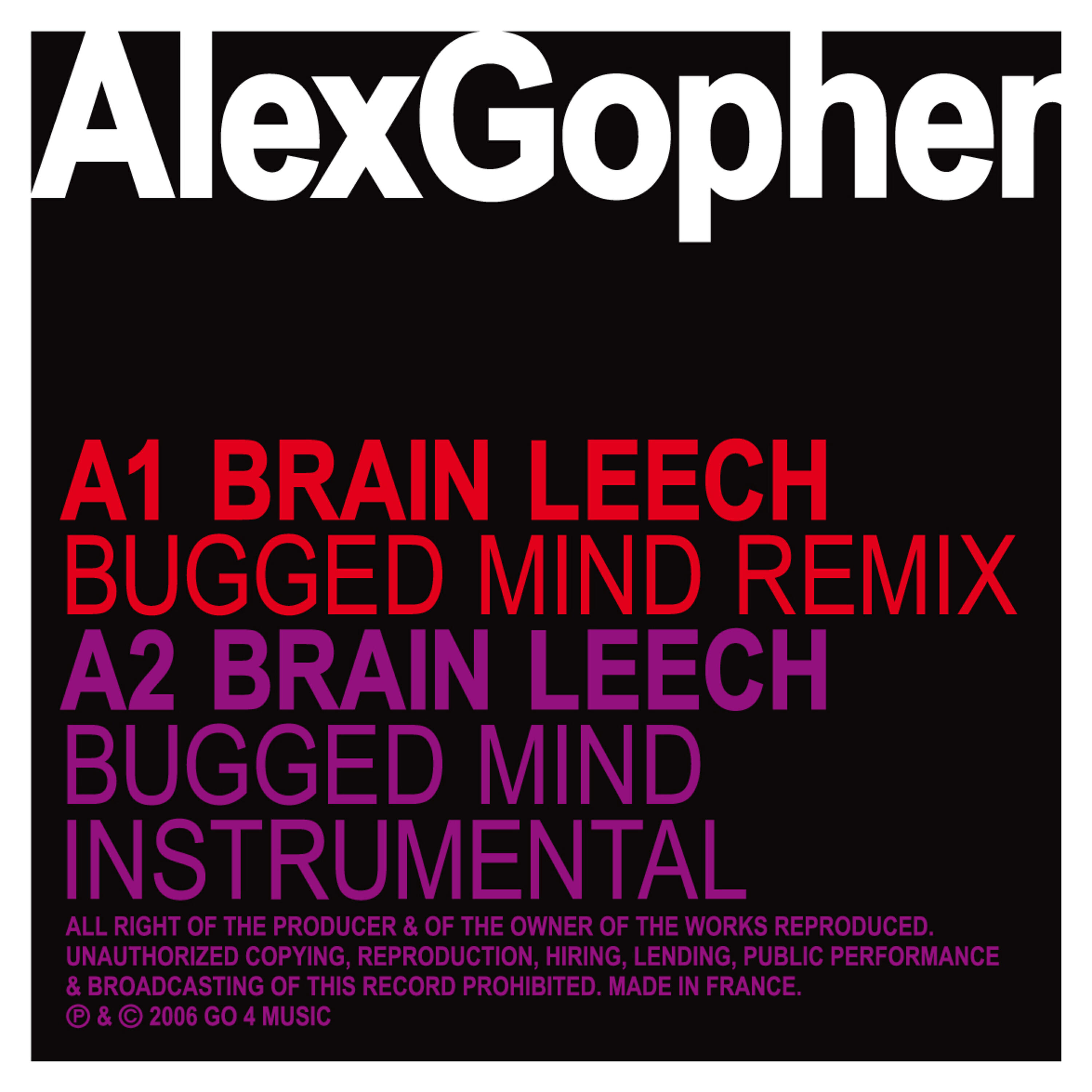 Alex Gopher - Brain Leech (bugged mind instrumental)