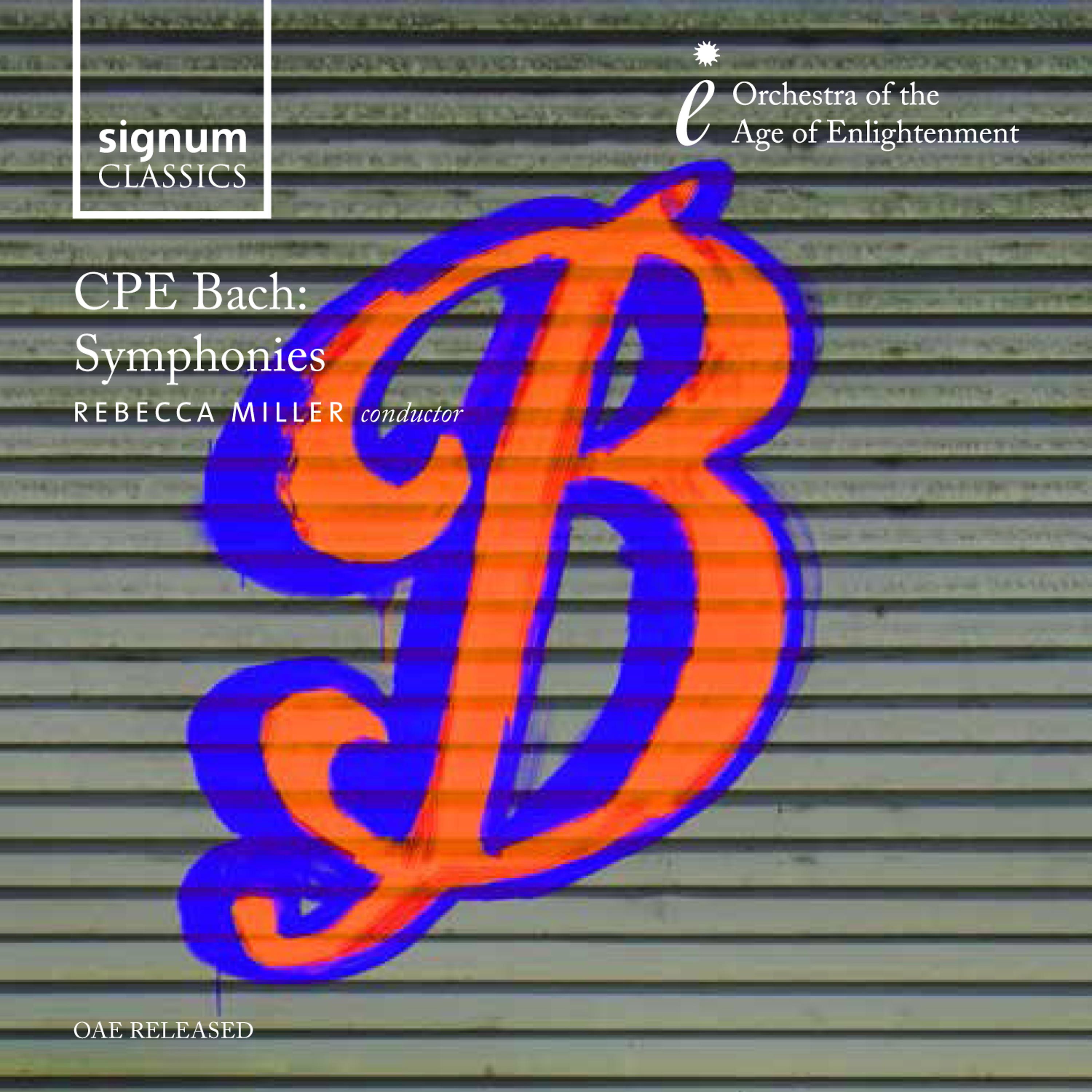 Постер альбома CPE Bach: Symphonies