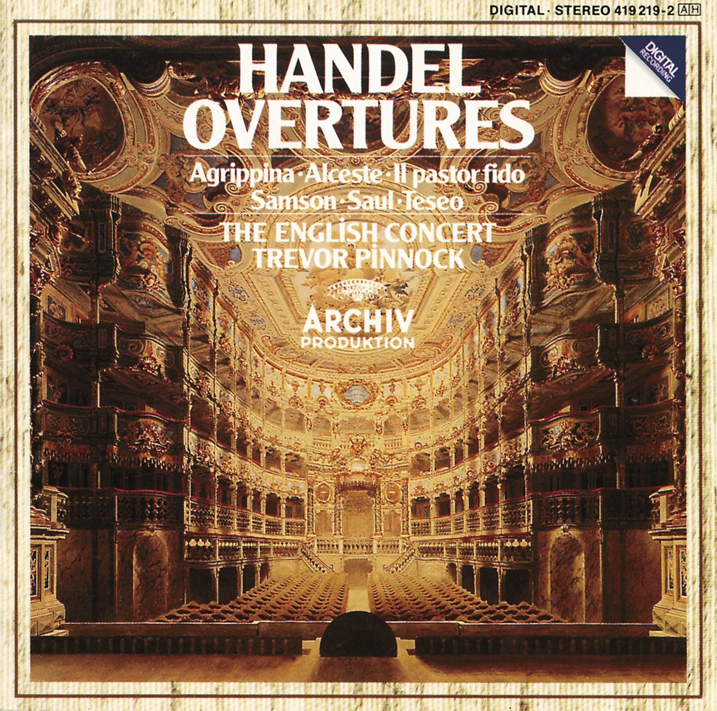Постер альбома Handel: Overtures