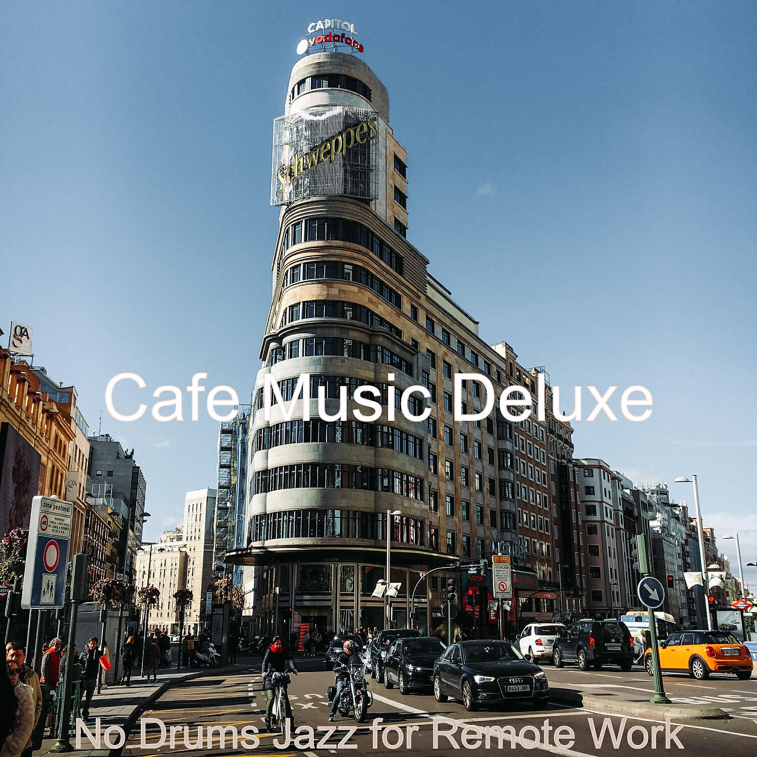 Cafe Music Deluxe - Tenor Saxophone Solo - Music for Telecommuting