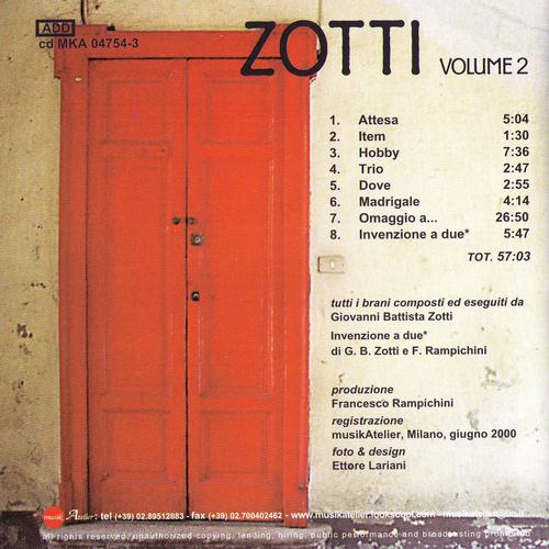 Постер альбома Zotti - Volume 2