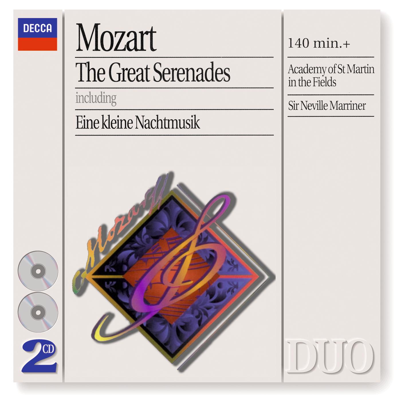 Постер альбома Mozart: The Great Serenades