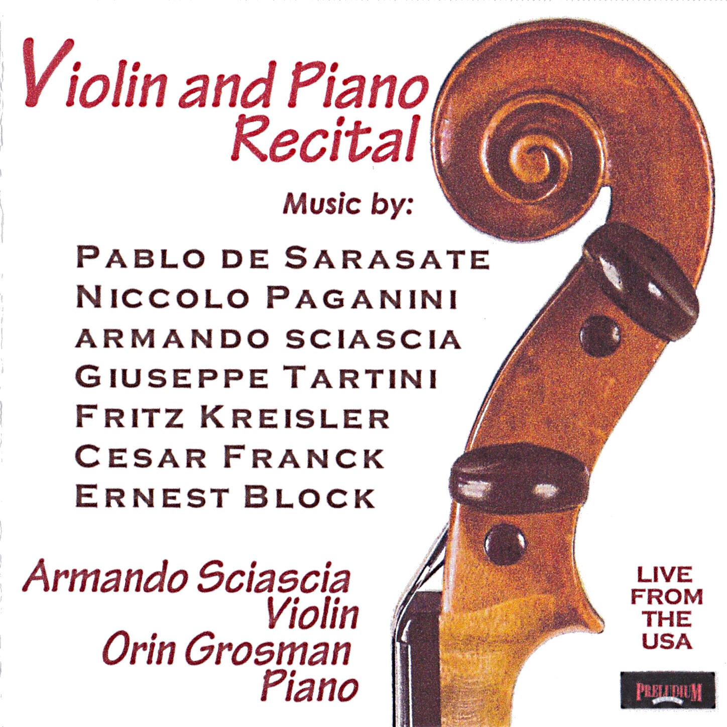 Armando Sciascia - Bloch: Baal Shem: Nigum