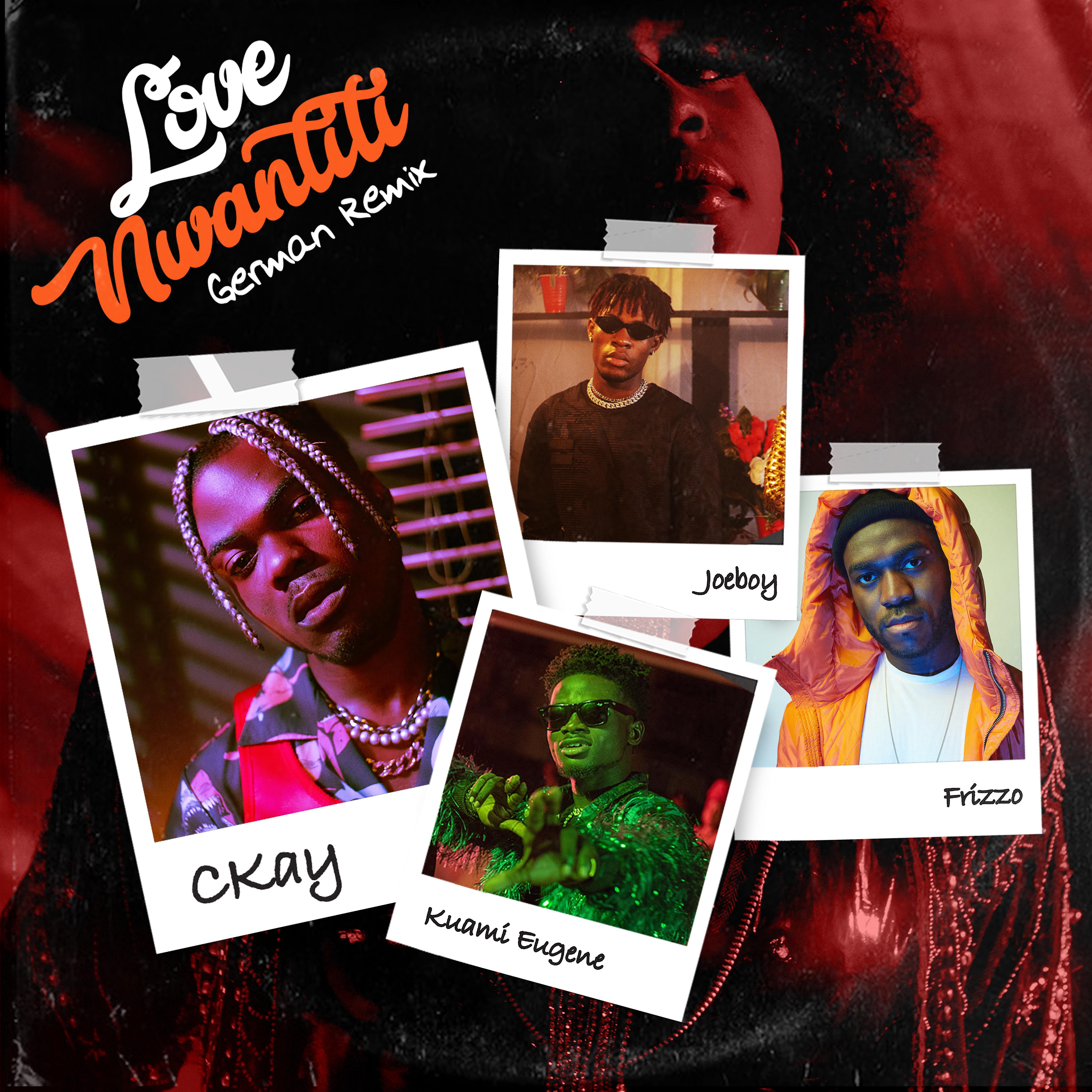 Постер альбома love nwantiti (feat. Frizzo, Joeboy & Kuami Eugene) [German Remix]