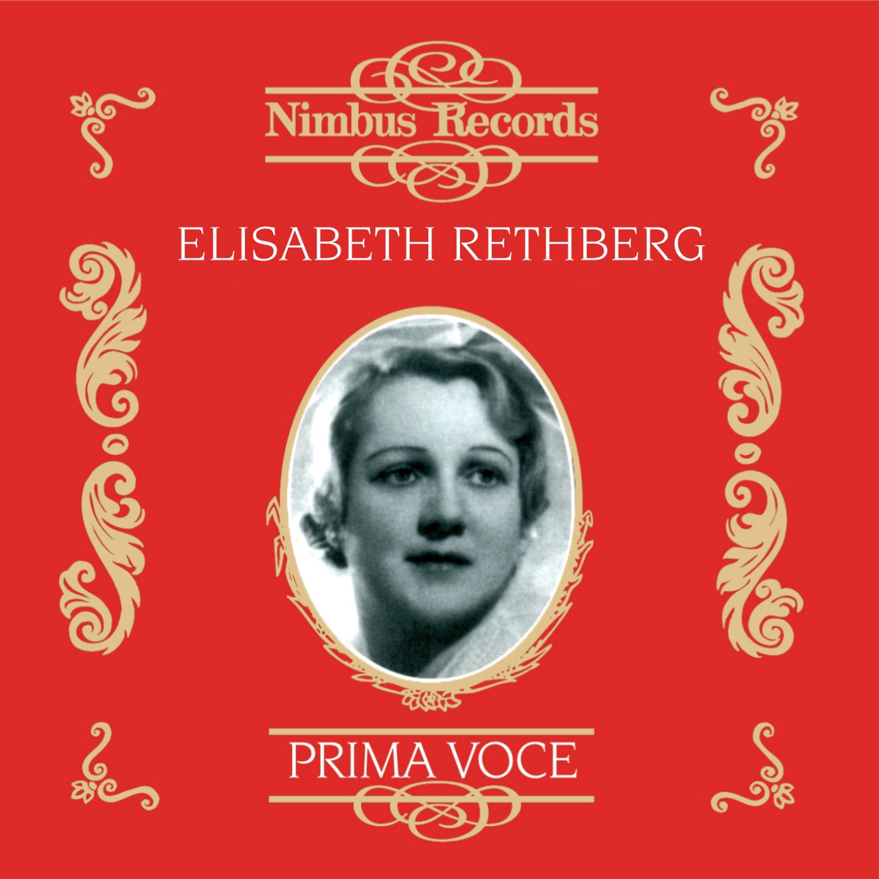 Постер альбома Elisabeth Rethberg (Recorded 1924 - 1930)