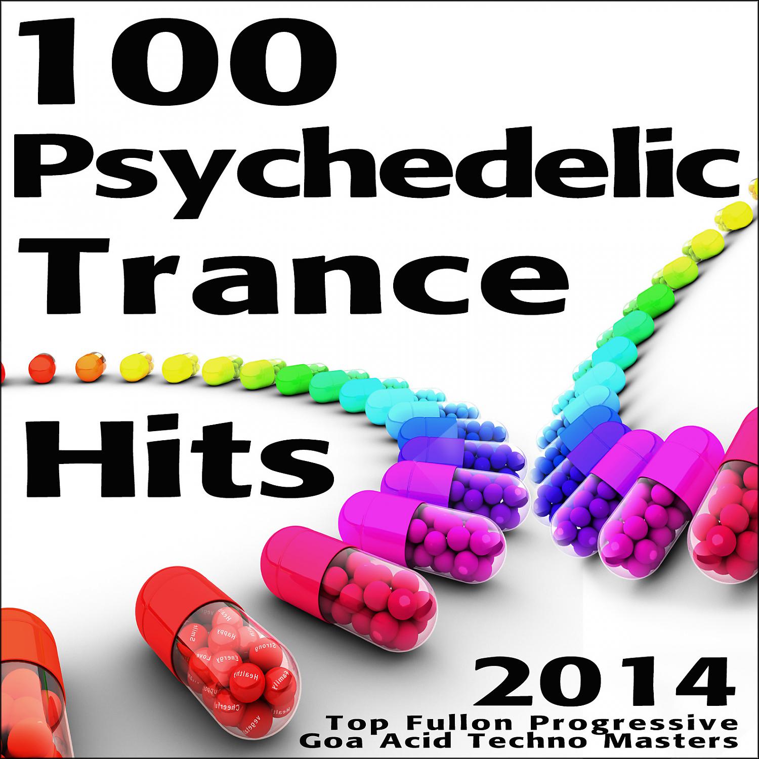 Постер альбома 100 Psychedelic Trance Hits 2014 - Top Fullon Progressive Goa Acid Techno Masters