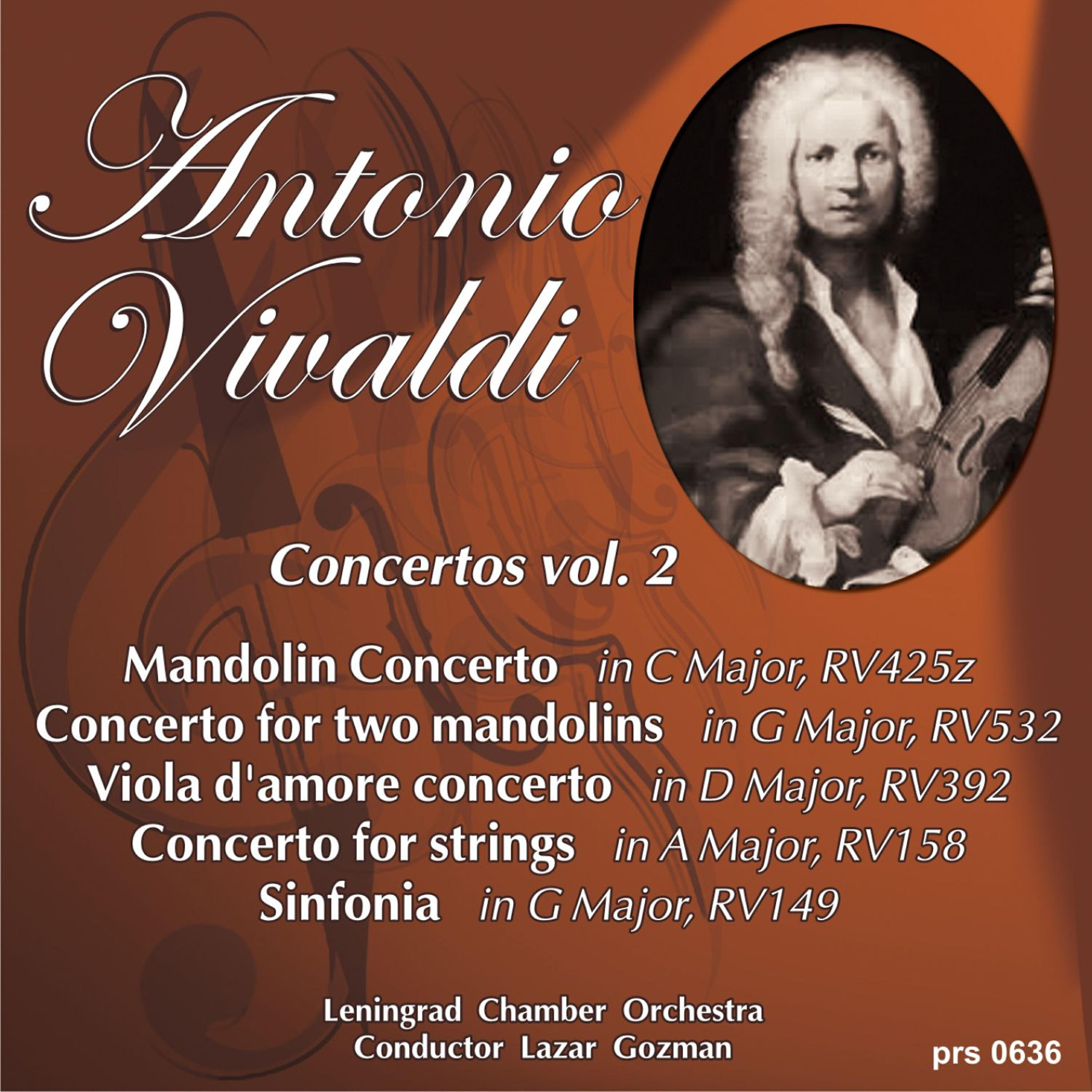 Leningrad Chamber Orchestra - Concerto for Two Mandolins in G Major RV532: 2. Andante
