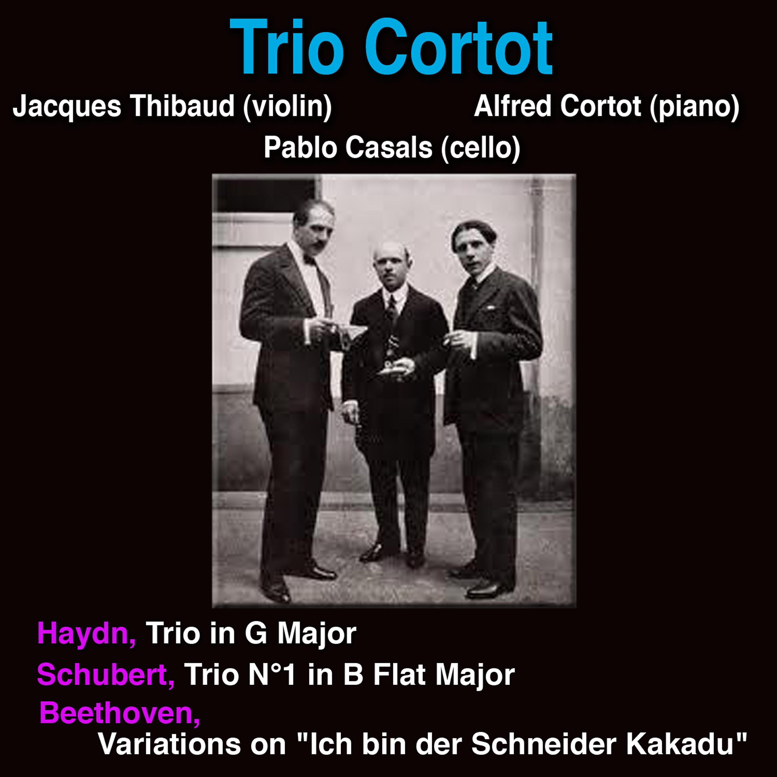 Alfred Cortot - Variations in G Major on 