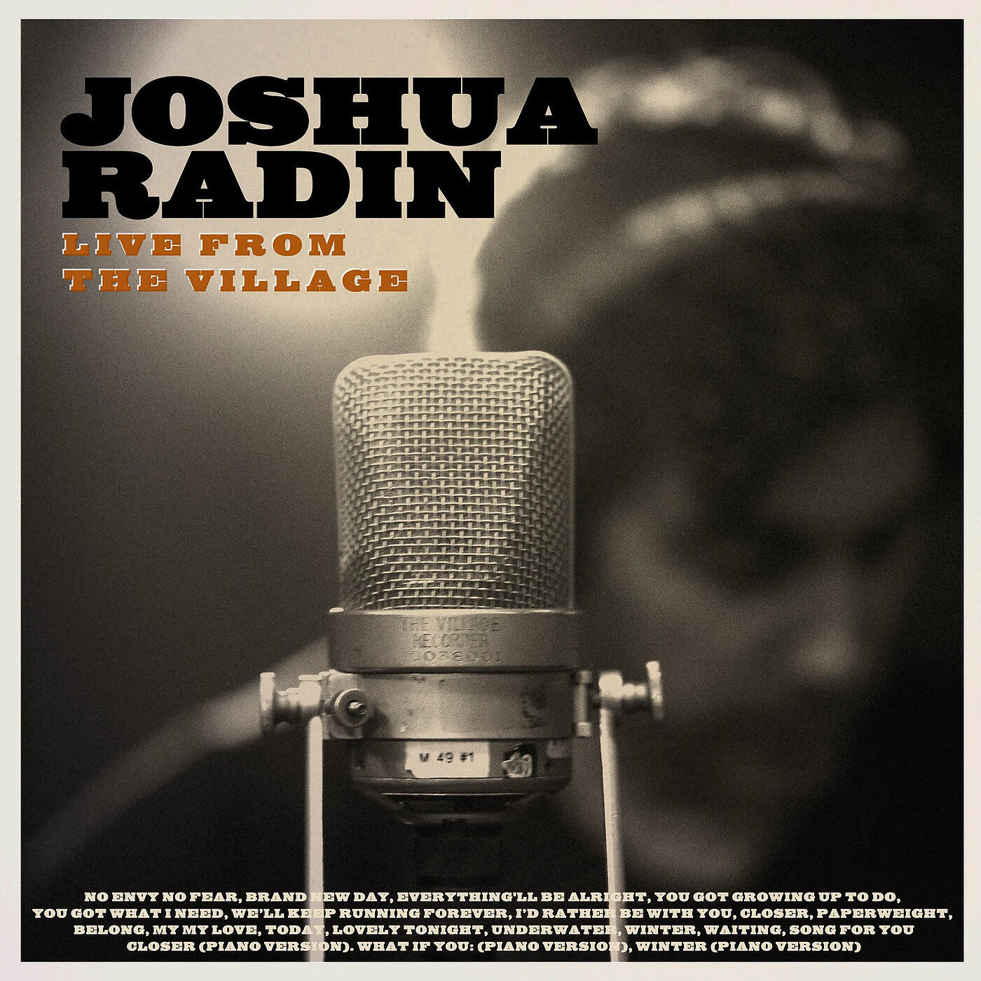 Joshua Radin - We'll Keep Running Forever (Live)