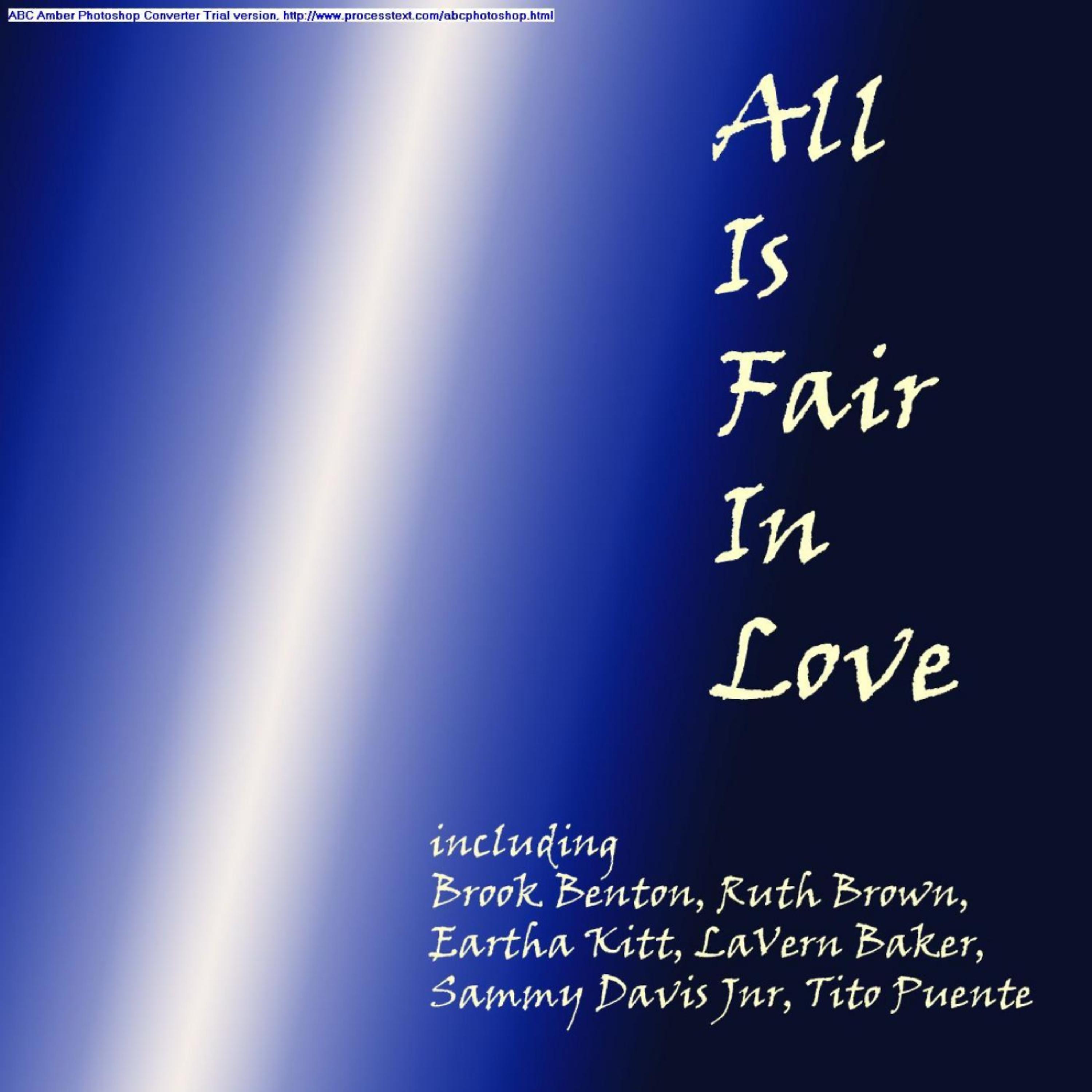 Постер альбома All Is Fair In Love