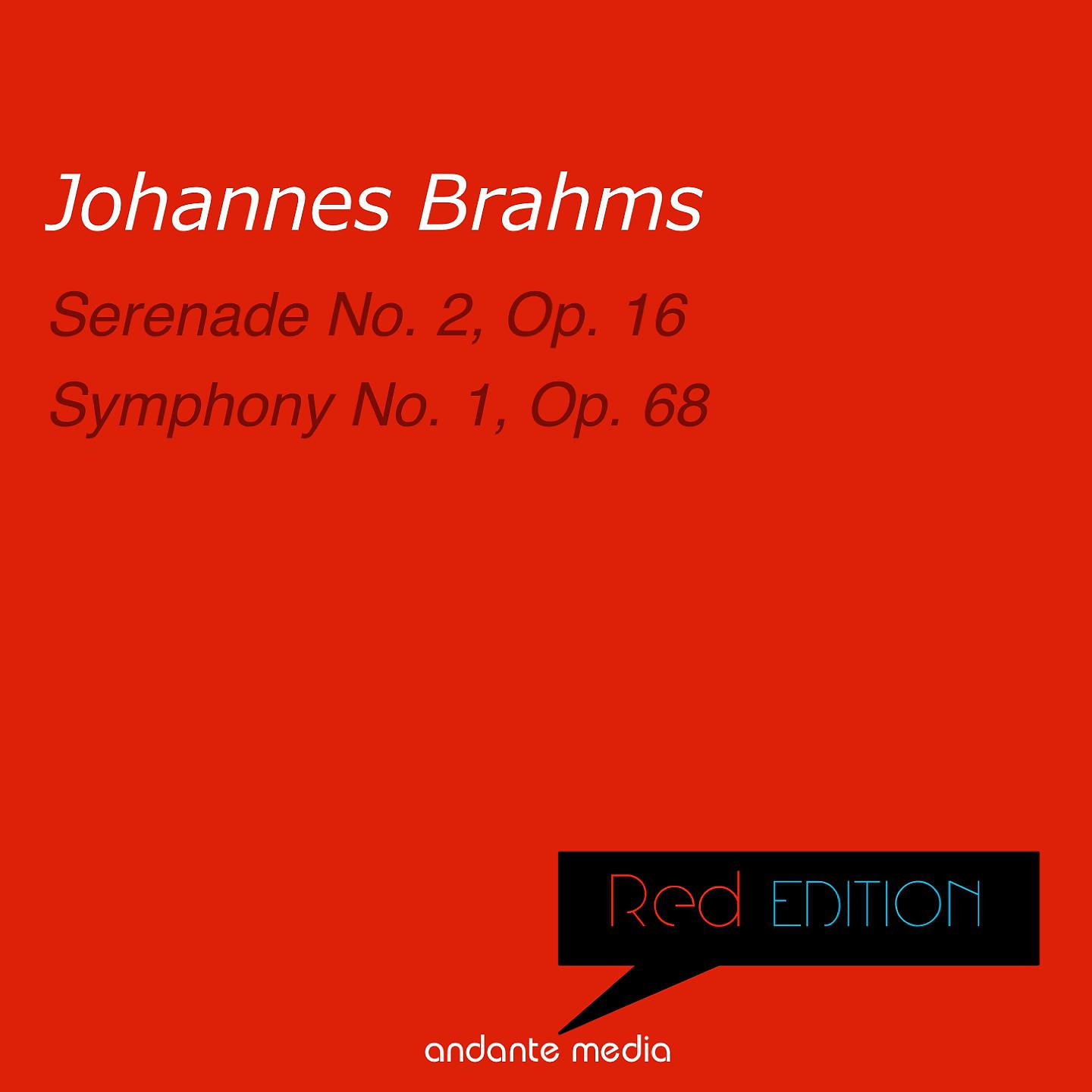 Постер альбома Red Edition - Brahms: Serenade No. 2 & Symphony No. 1