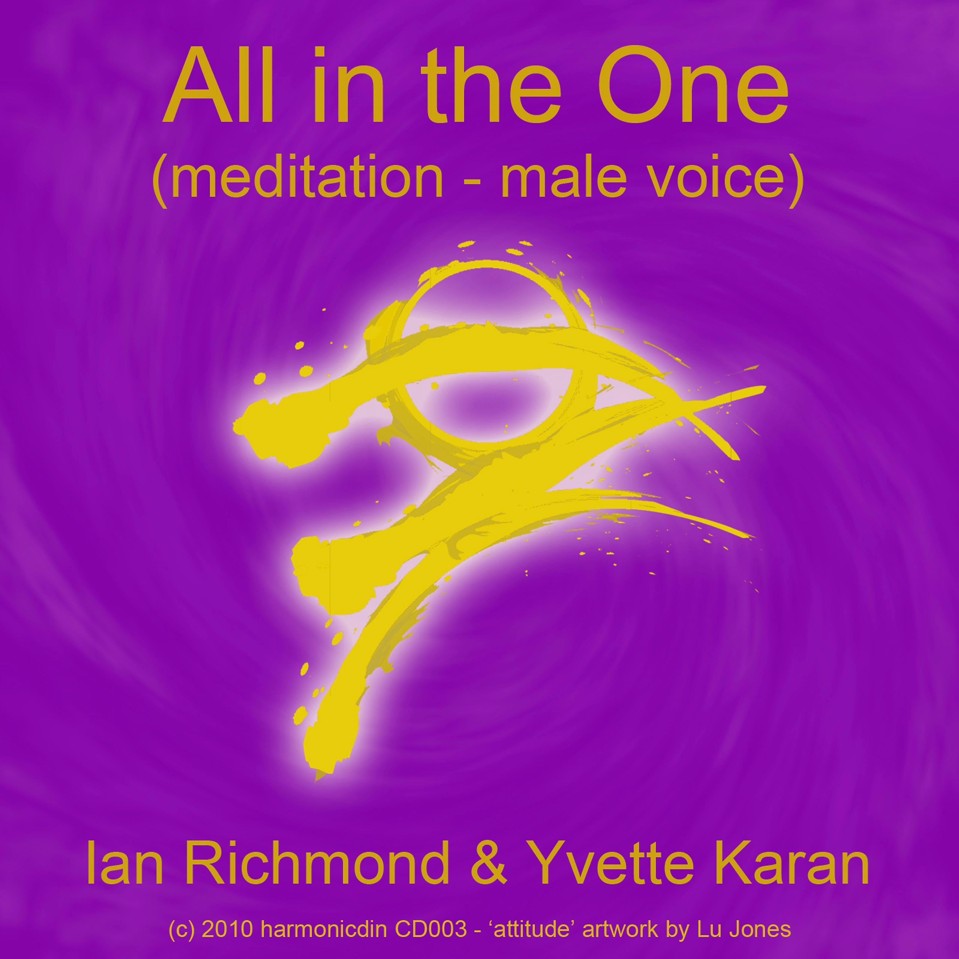Постер альбома All In The One (meditation - male voice)