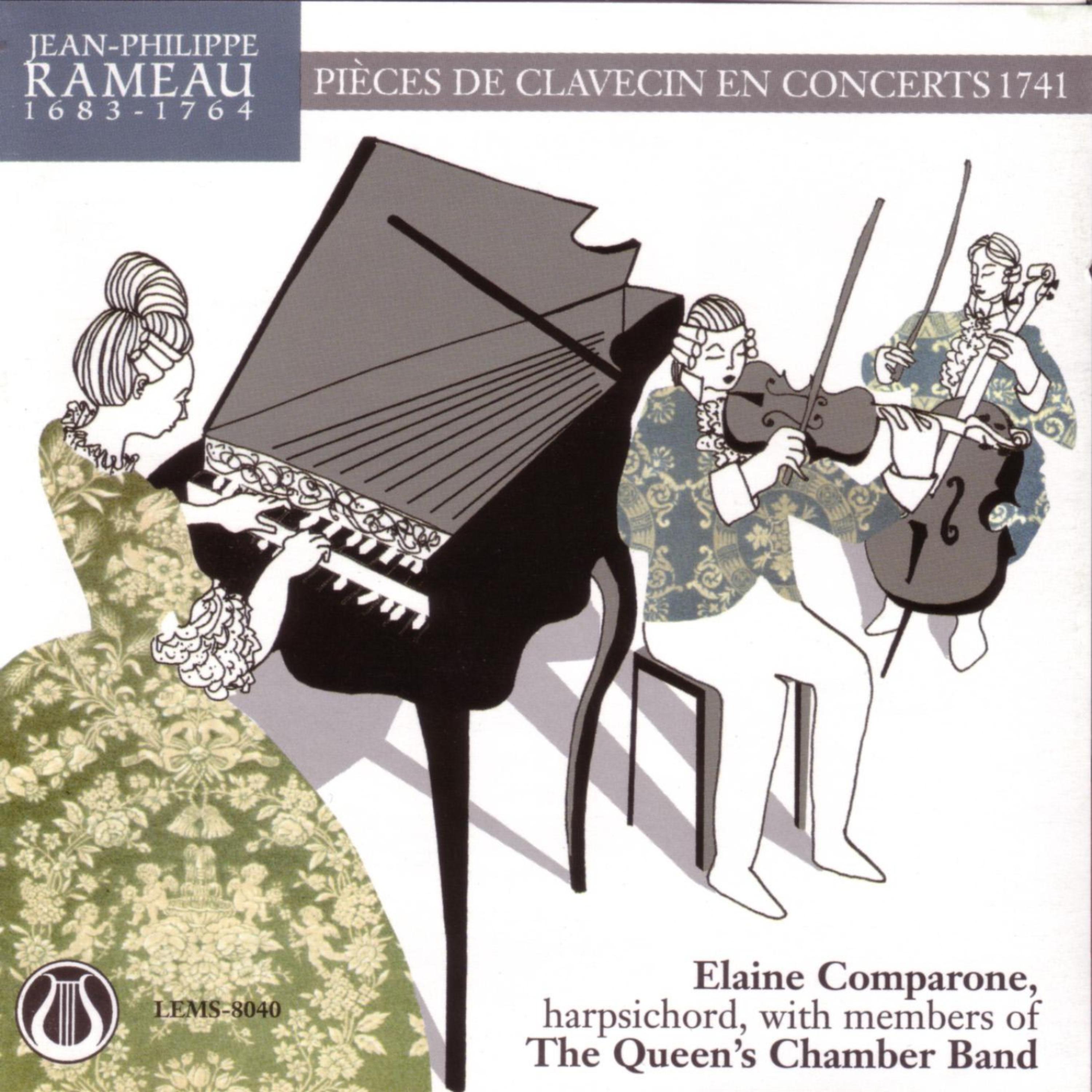 Постер альбома Jean-Philippe Rameau 1683-1764: Pieces de Clavicin en Concert (1741)
