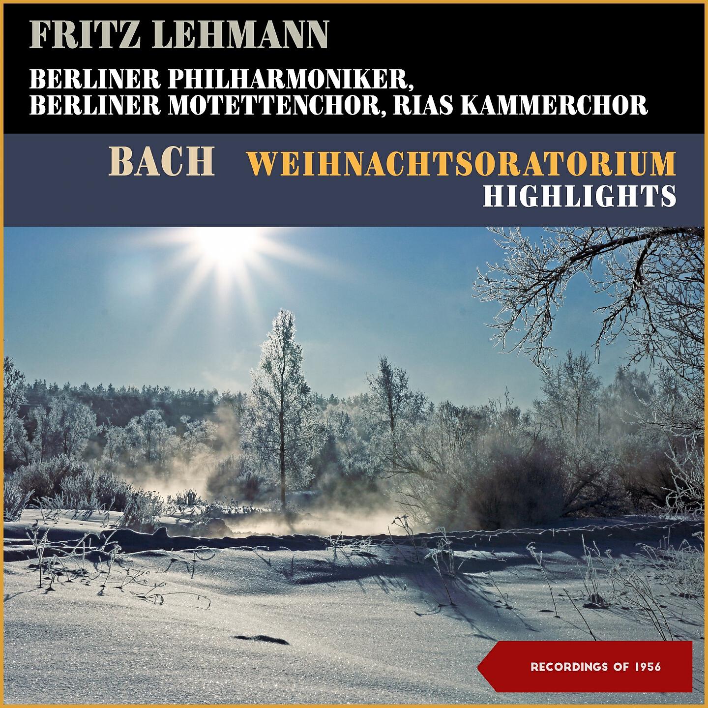 Fritz Lehmann - Weihnachtsoratorium, Bwv 248: No. 8, Arie: Großer Herr Und Starker König