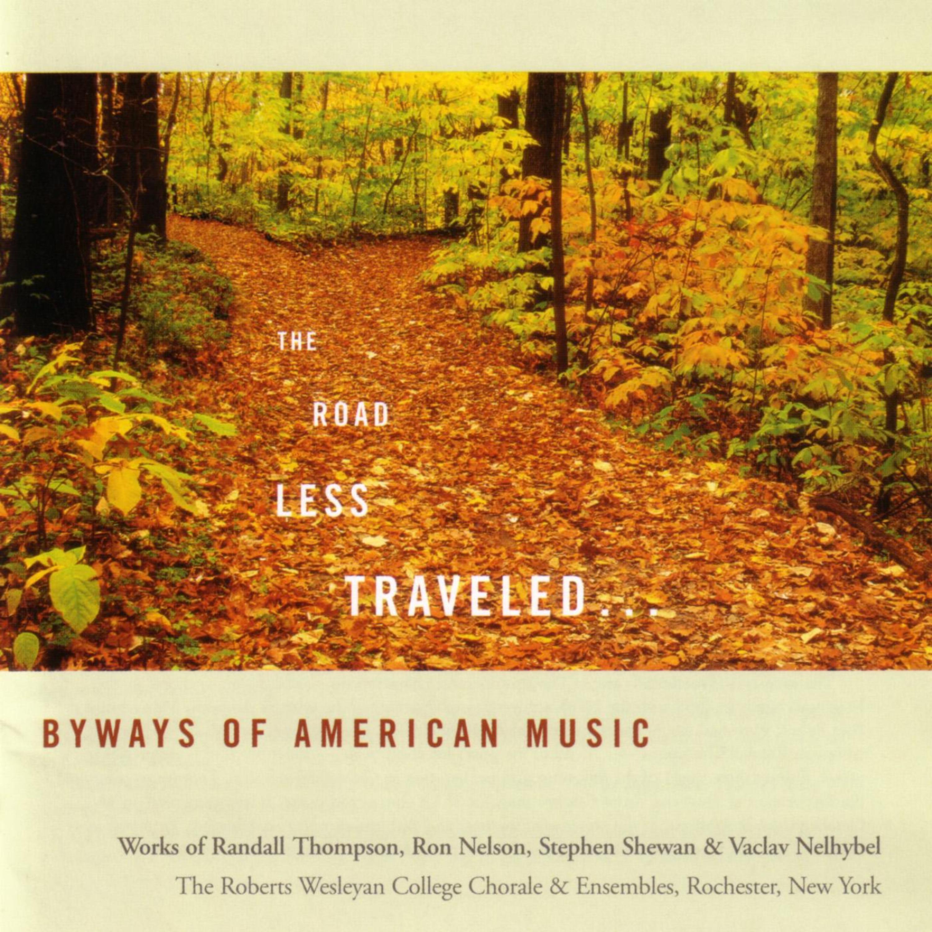 Постер альбома The road Less Traveled - Byways Of American Music