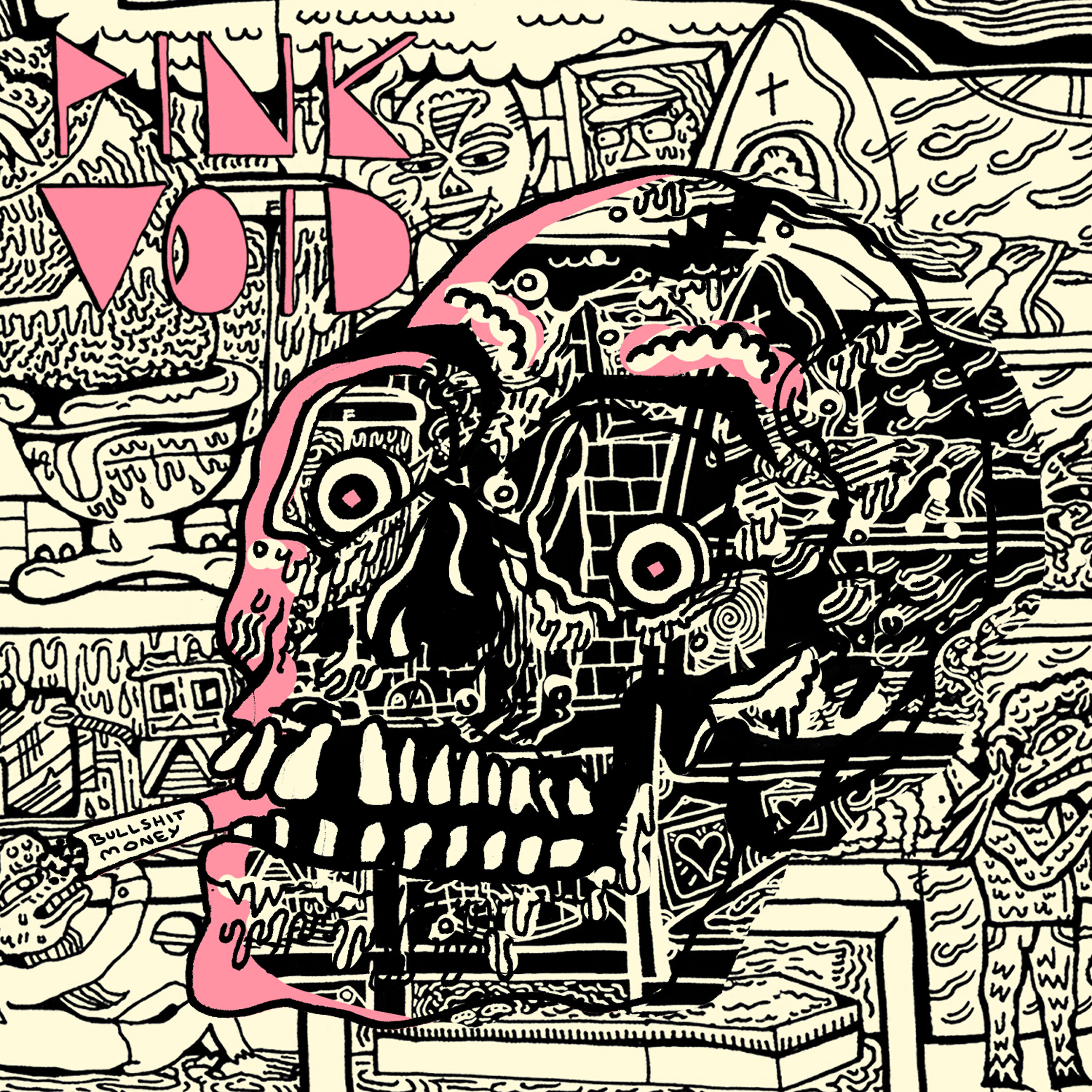 Pink Void - Bread and Hummus