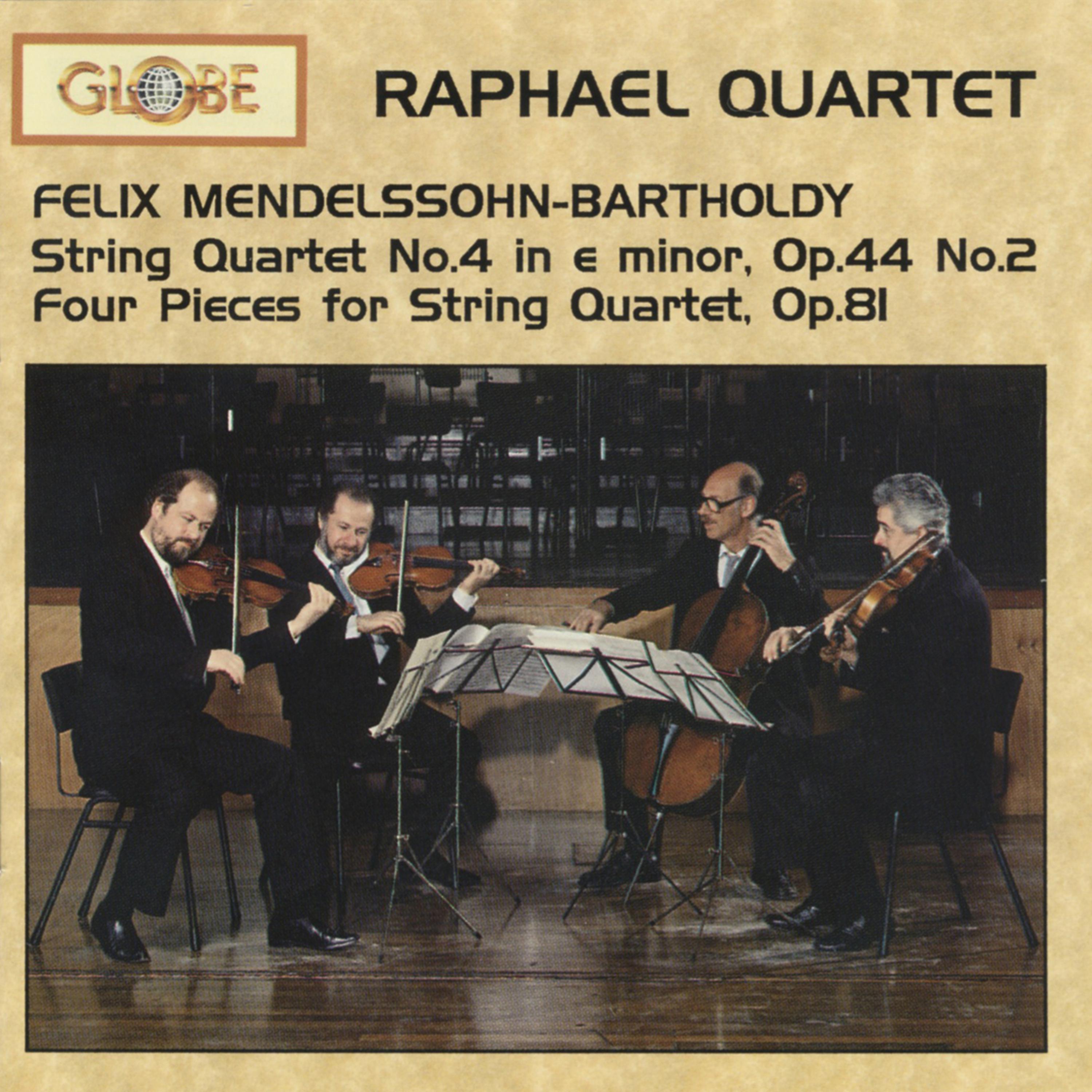 Постер альбома Mendelssohn: The String Quartets