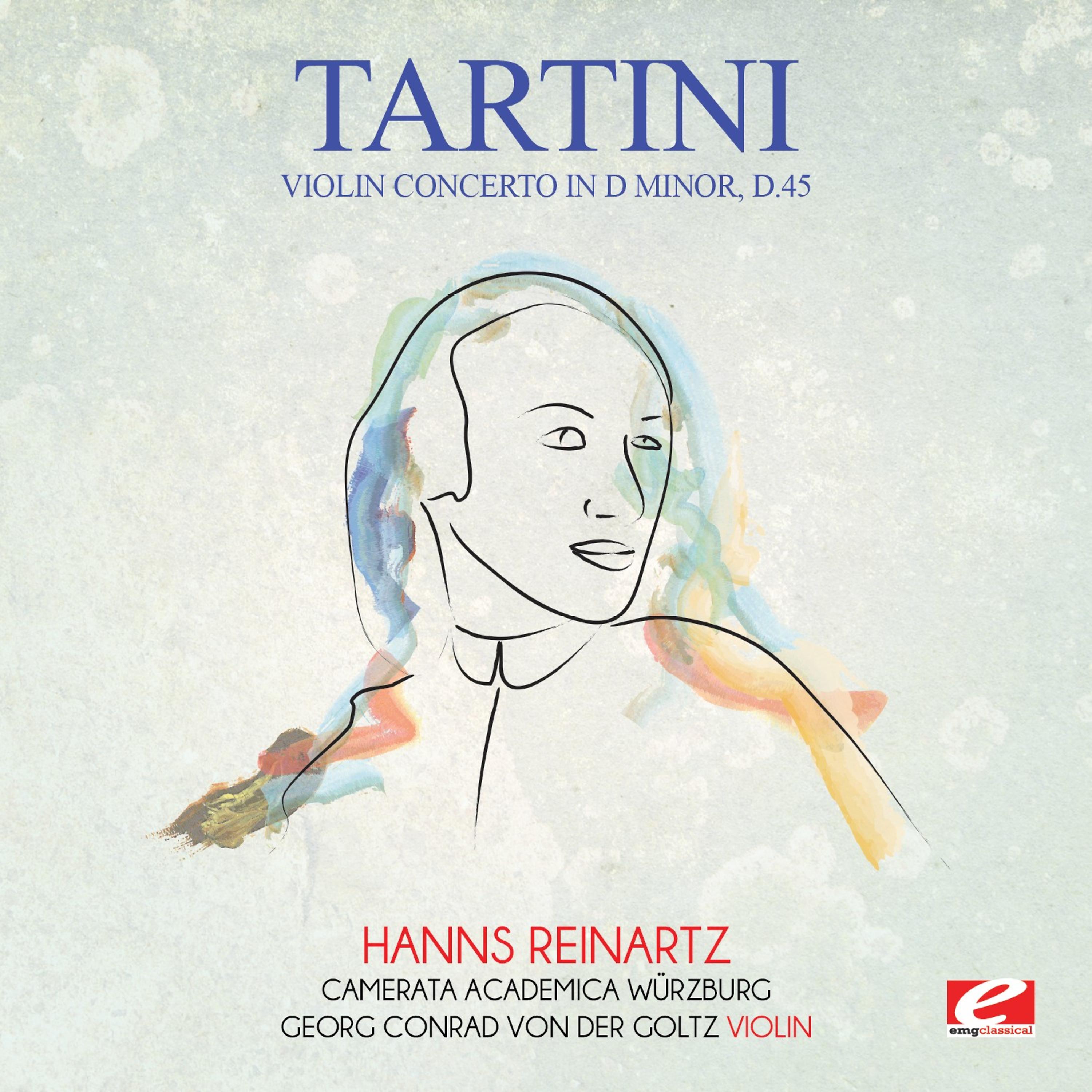 Постер альбома Tartini: Violin Concerto in D Minor, D.45 (Digitally Remastered)