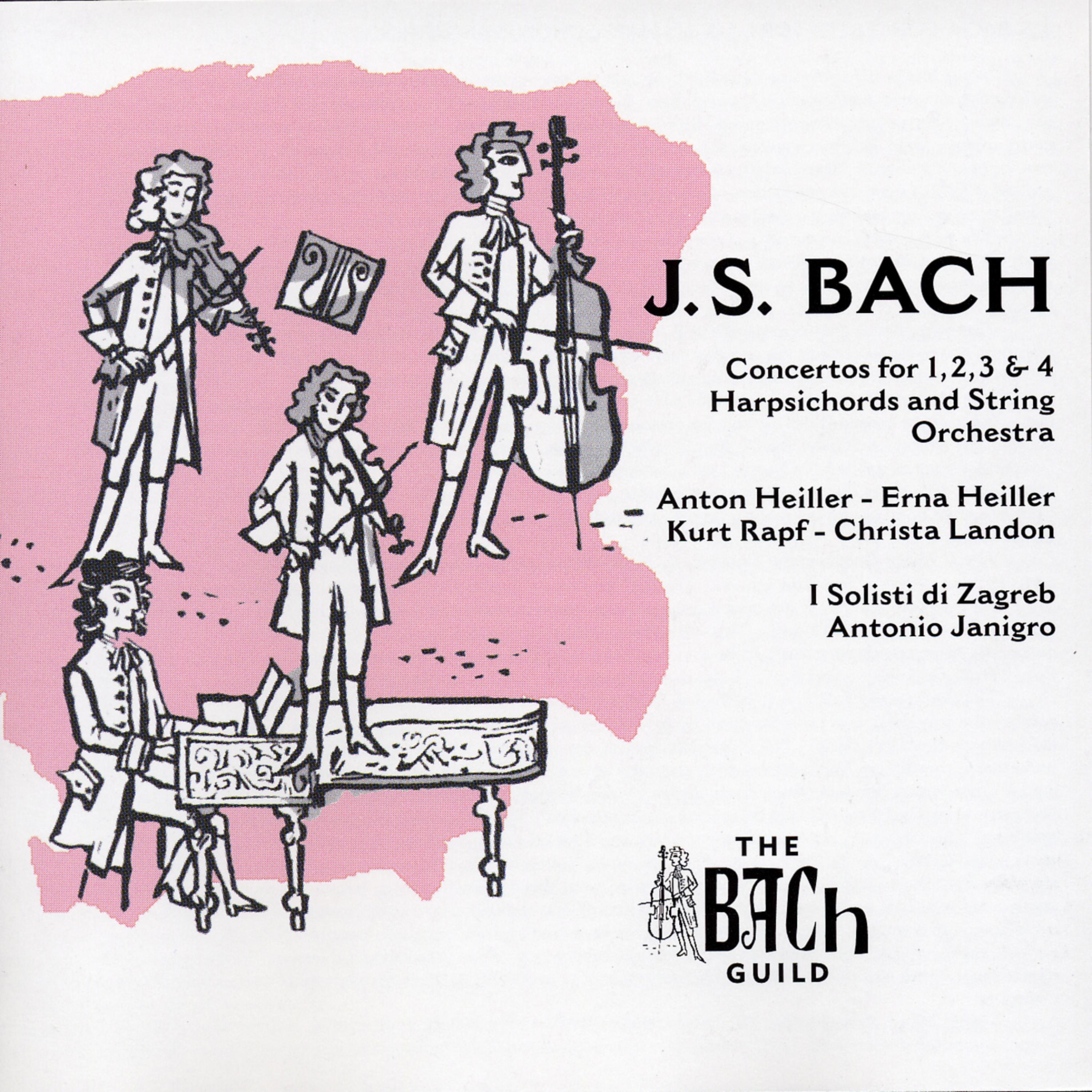 Anton Heiller - Concerto for harpsichord, strings & continuo No. 1 in D minor, BWV 1052 - Adagio