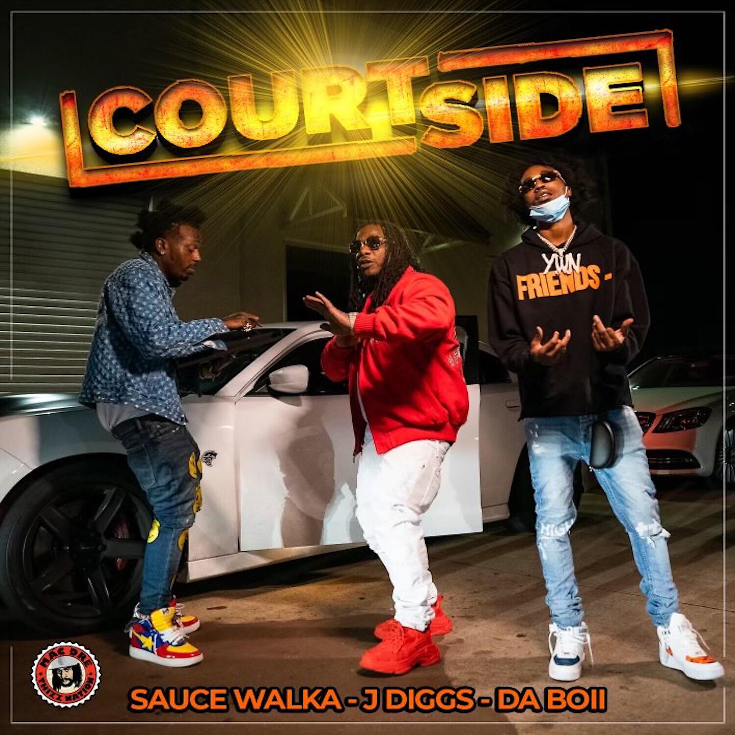 J-Diggs - COURTSIDE (feat. Sauce Walka & DaBoii)