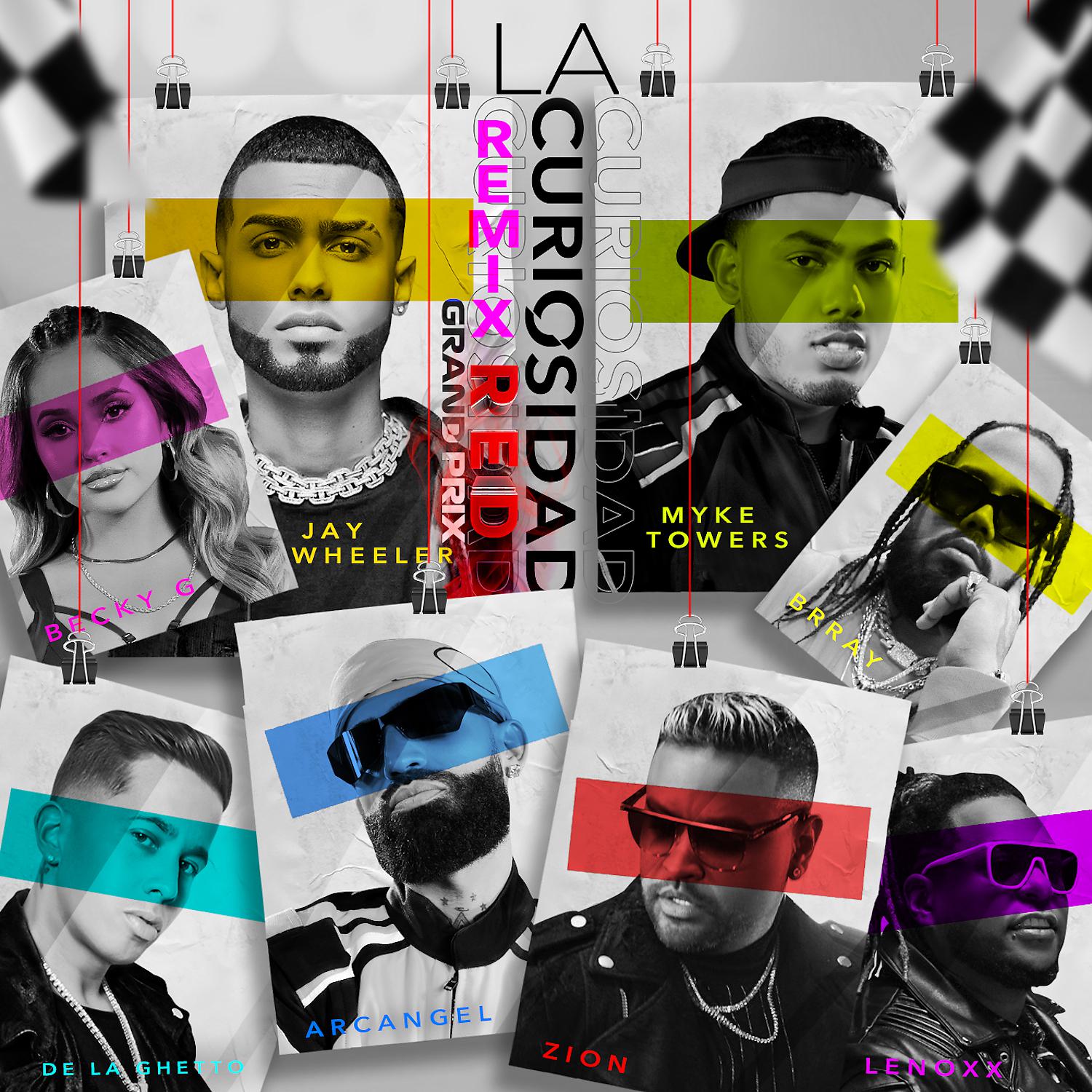 Постер альбома La Curiosidad (Red Grand Prix Remix) [feat. DJ Nelson, Arcangel, Zion & Lennox, De La Ghetto & Brray]