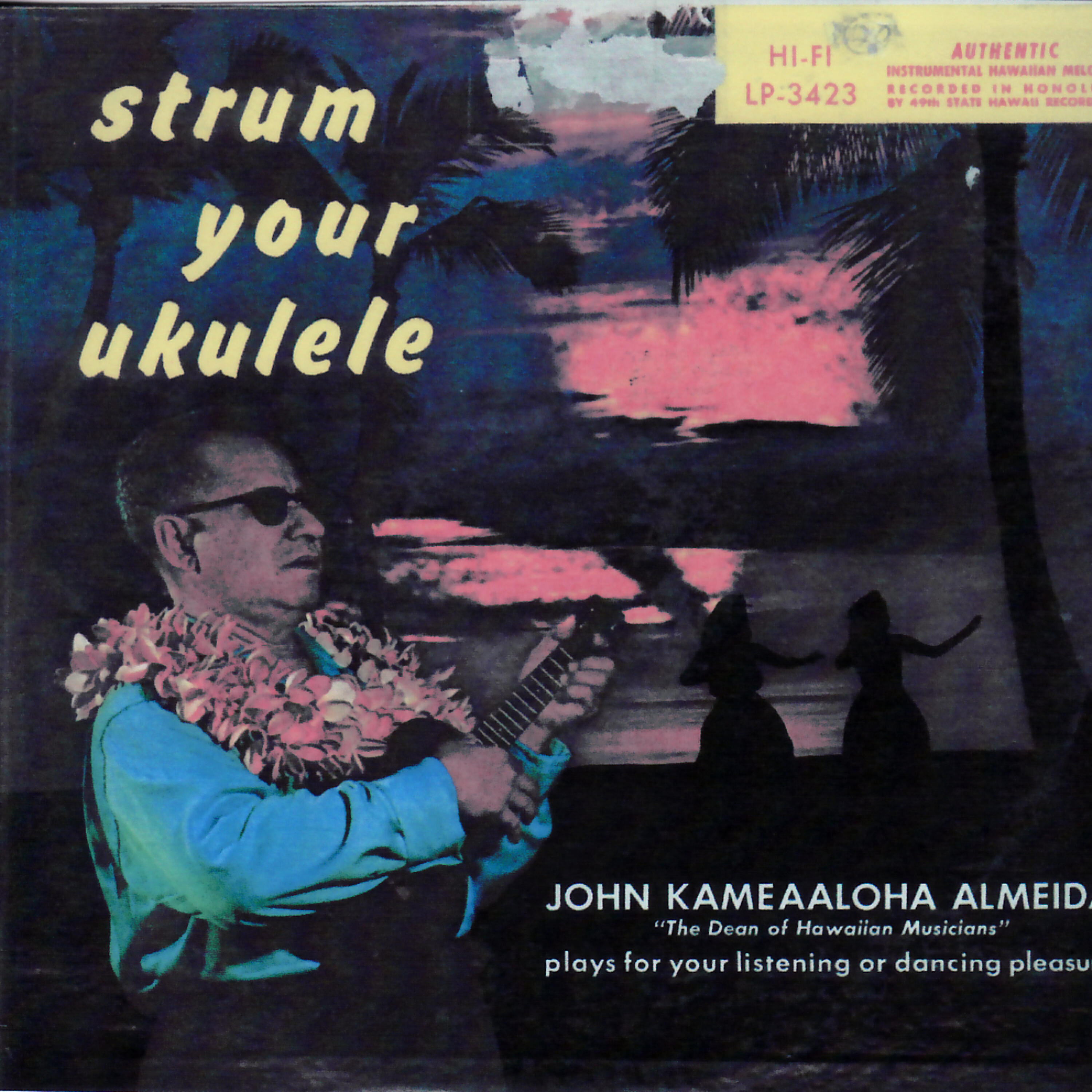 John Kameaaloha Almeida - Beautiful Mahealani Moon - Kuu Ipo Pua Rose (Instrumental)