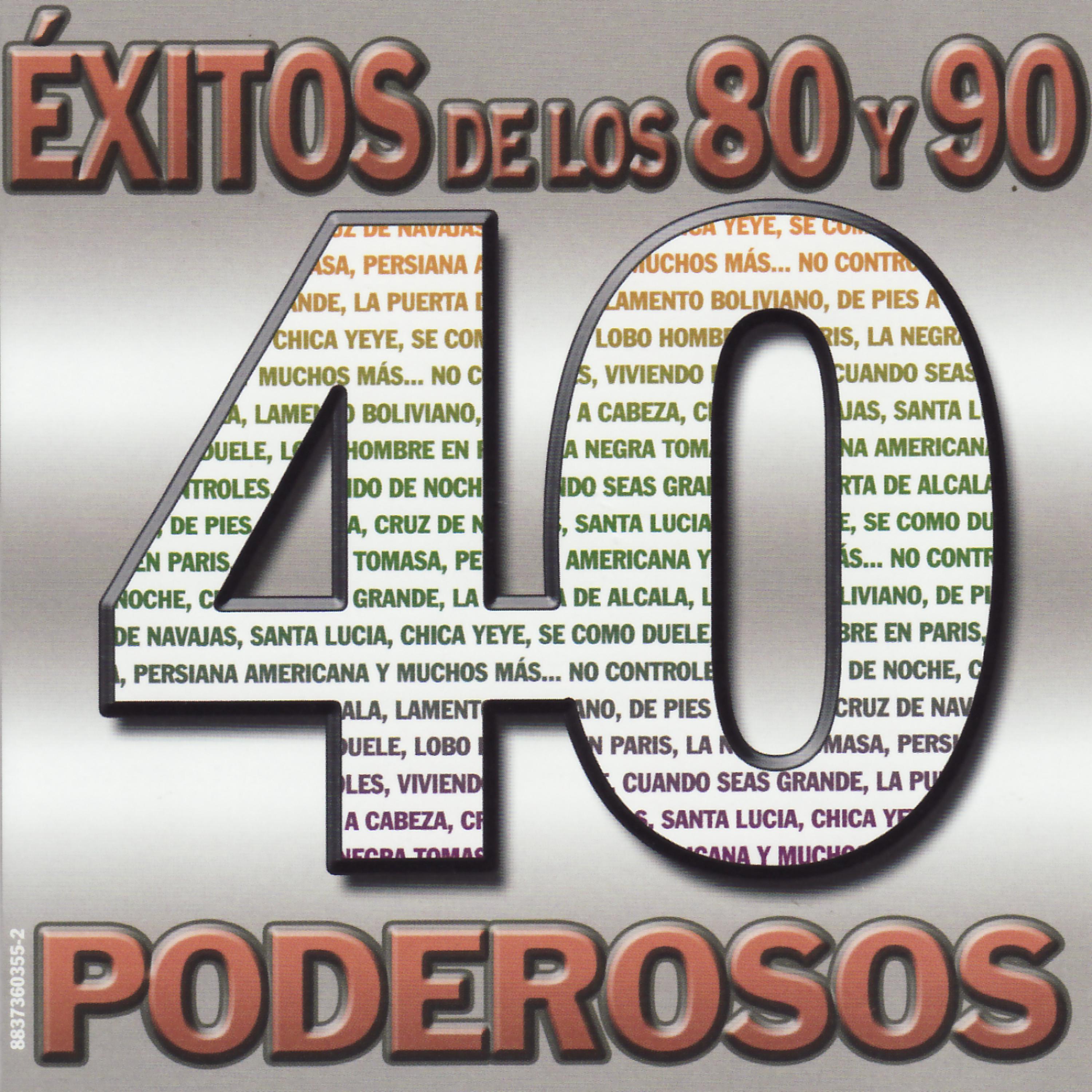 Постер альбома 40 Éxitos de los 80 y 90 Poderosos