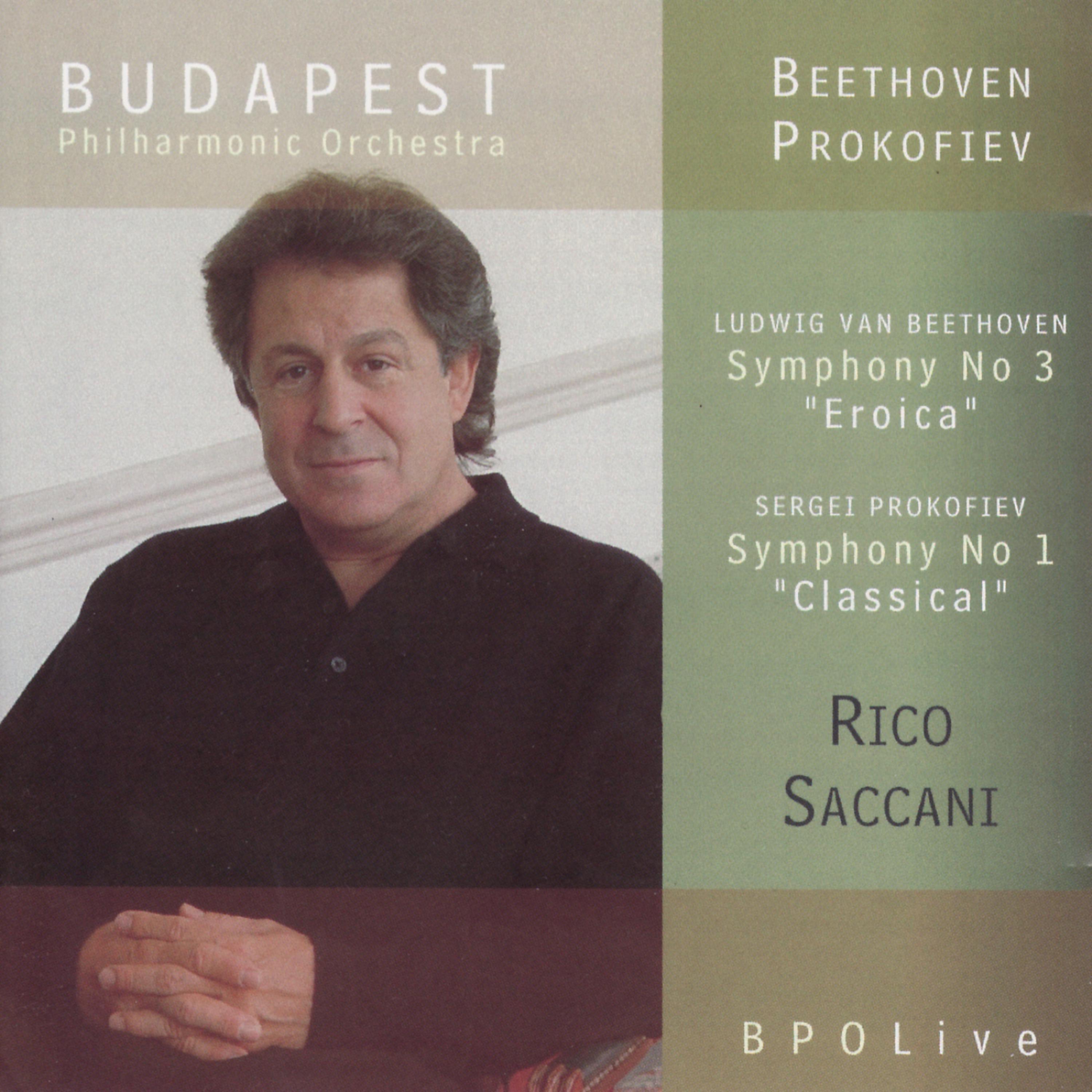 Постер альбома Beethoven "Eroica" Symphony & Prokofiev "Classical" Symphony