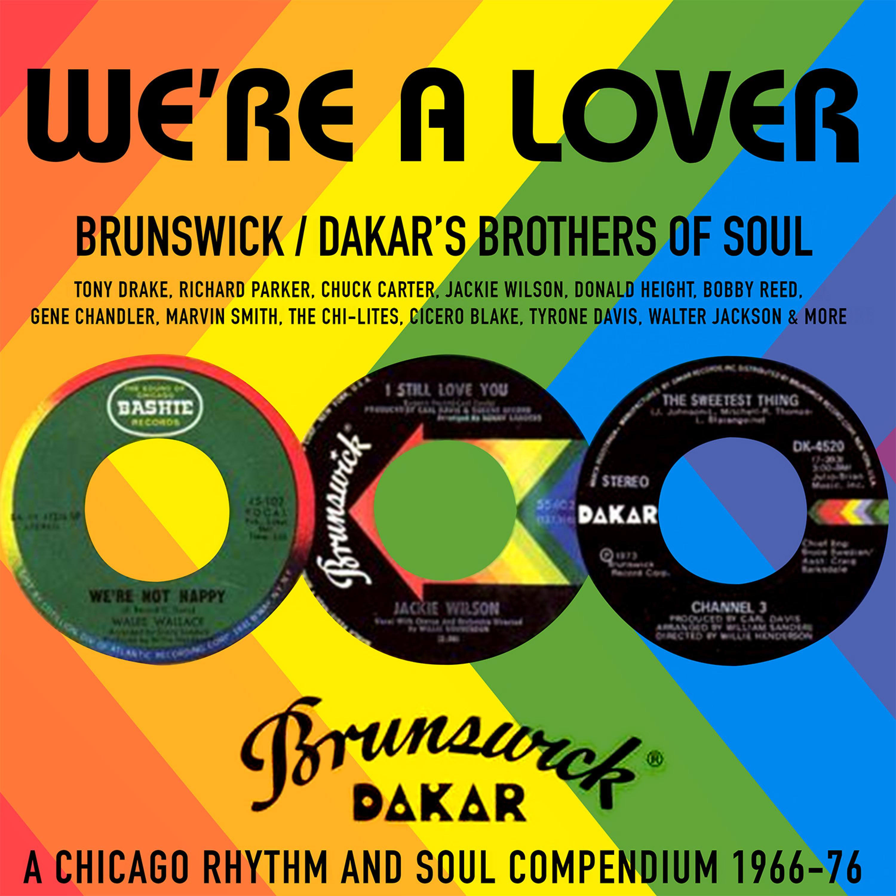 Постер альбома We're a Lover - Brunswick / Dakar's Brothers of Soul