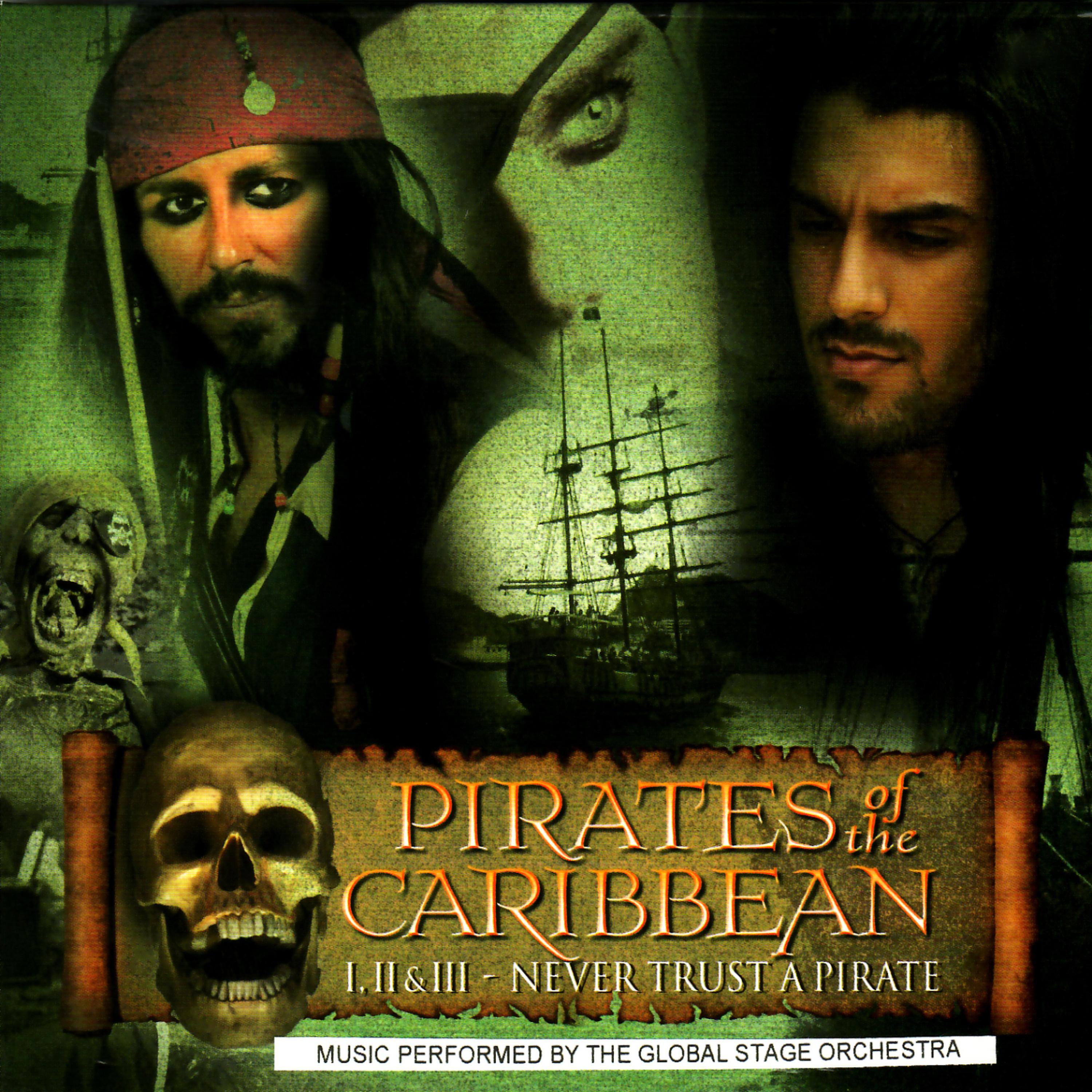 Постер альбома Pirates of the Caribbean: I, II & III - Never Trust A Pirate