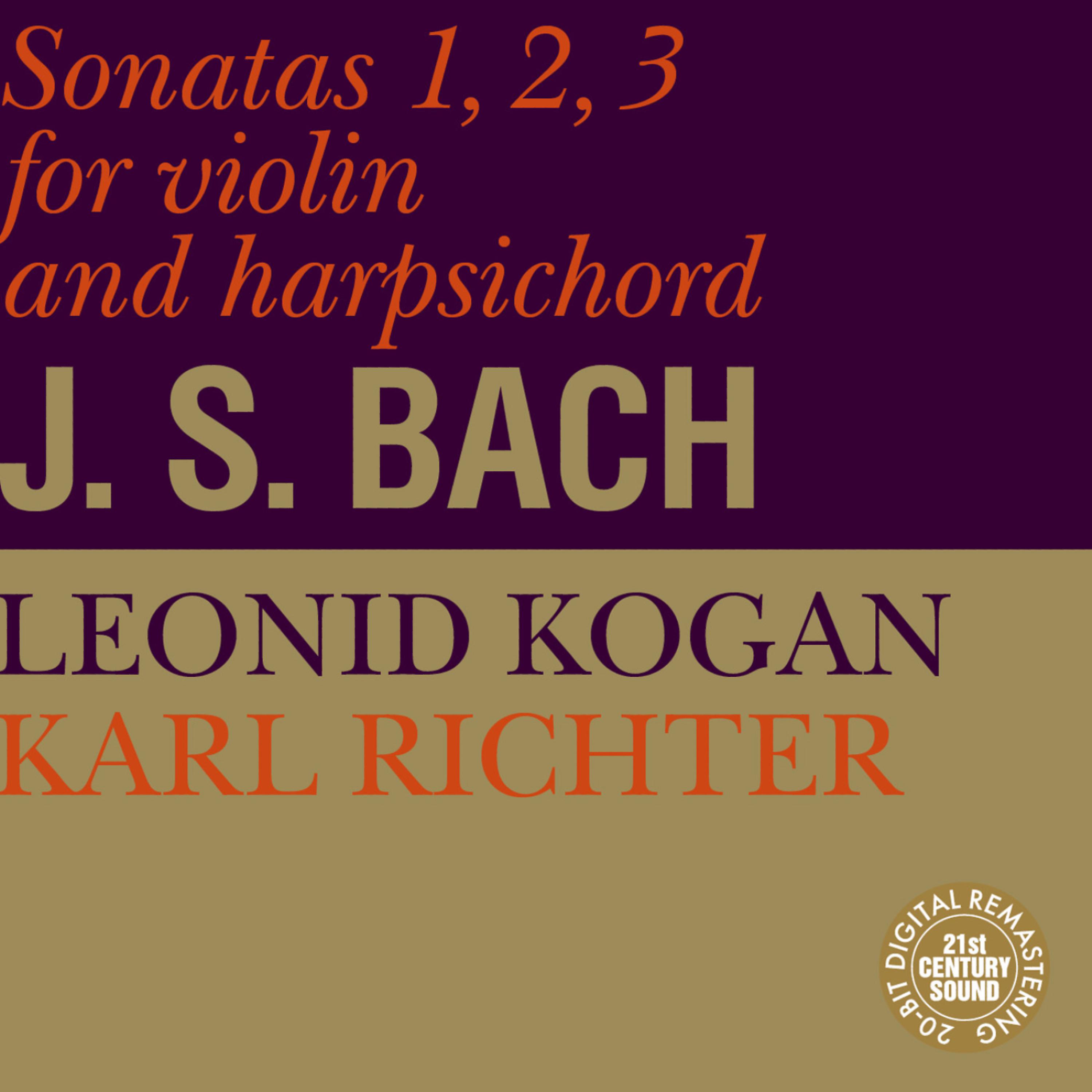 Karl Richter - Sonata for violin and harpsichord No. 3 in E Major, BWV 1016: II. Allegro